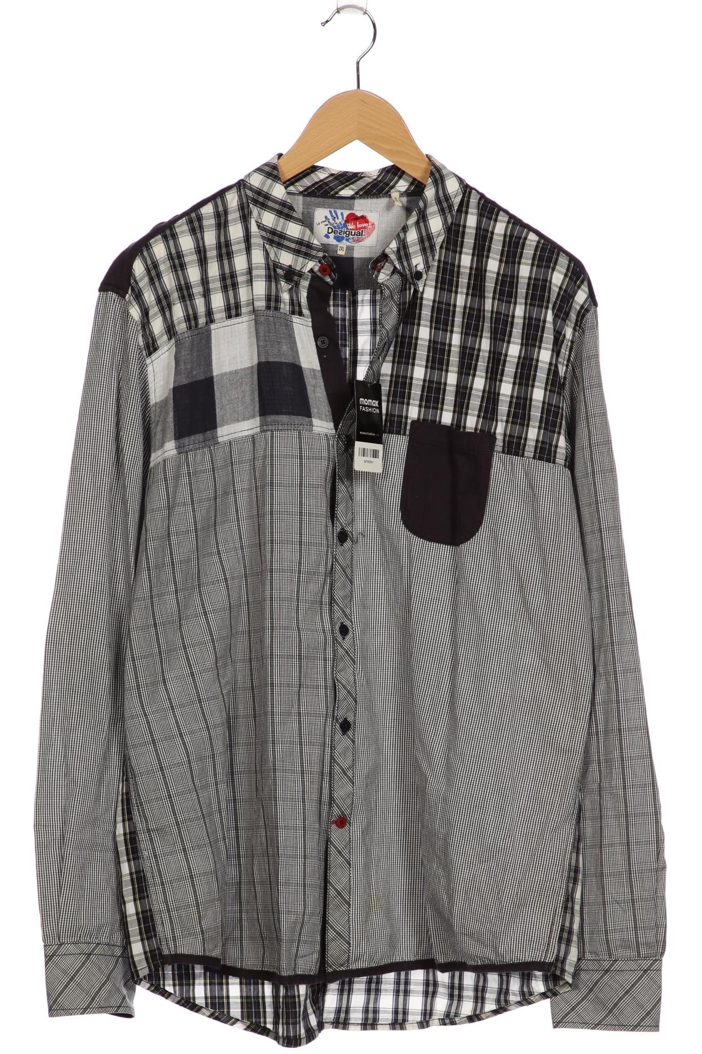 

Desigual Herren Hemd, grau, Gr. 56