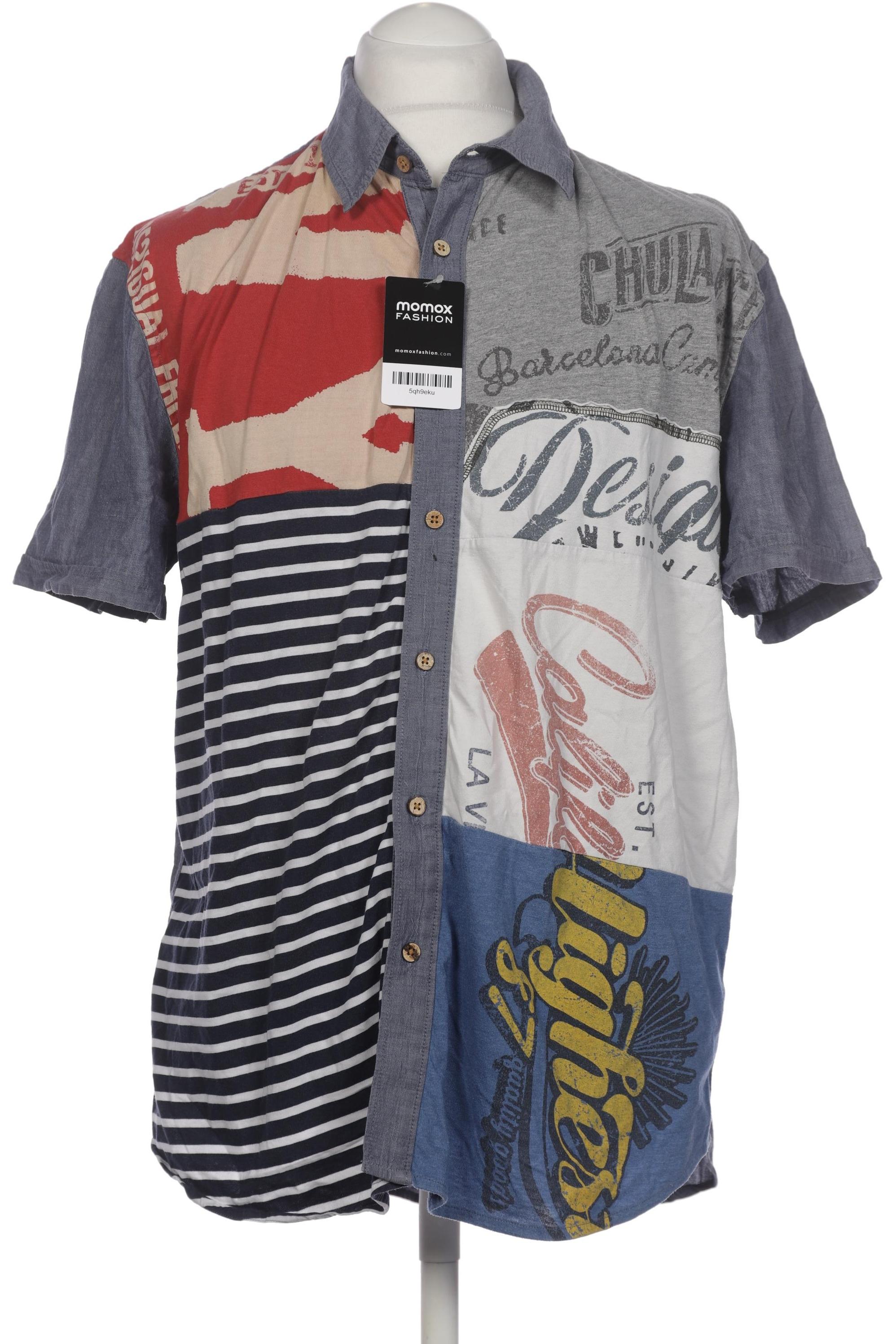 

Desigual Herren Hemd, marineblau, Gr. 56