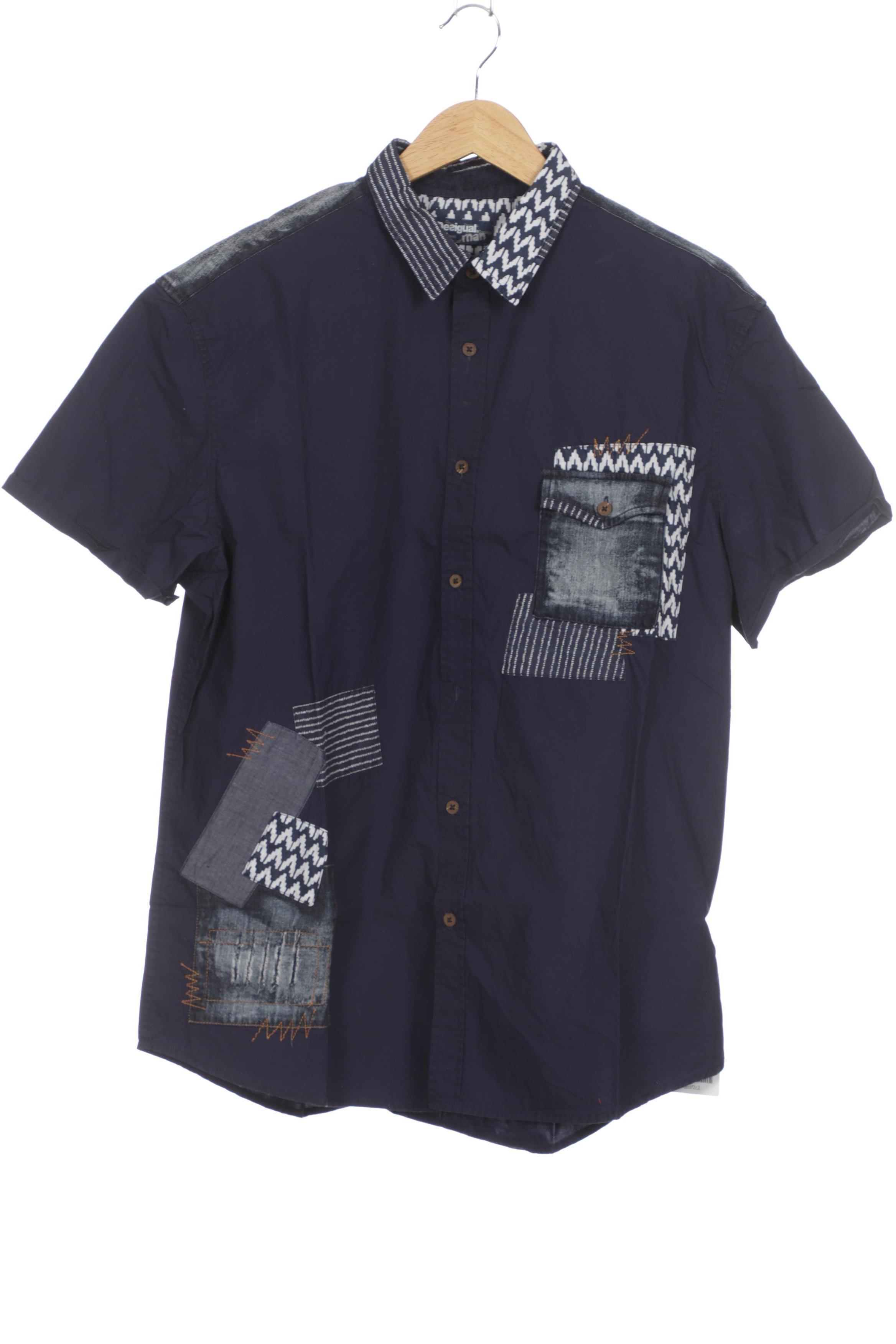 

Desigual Herren Hemd, blau, Gr.