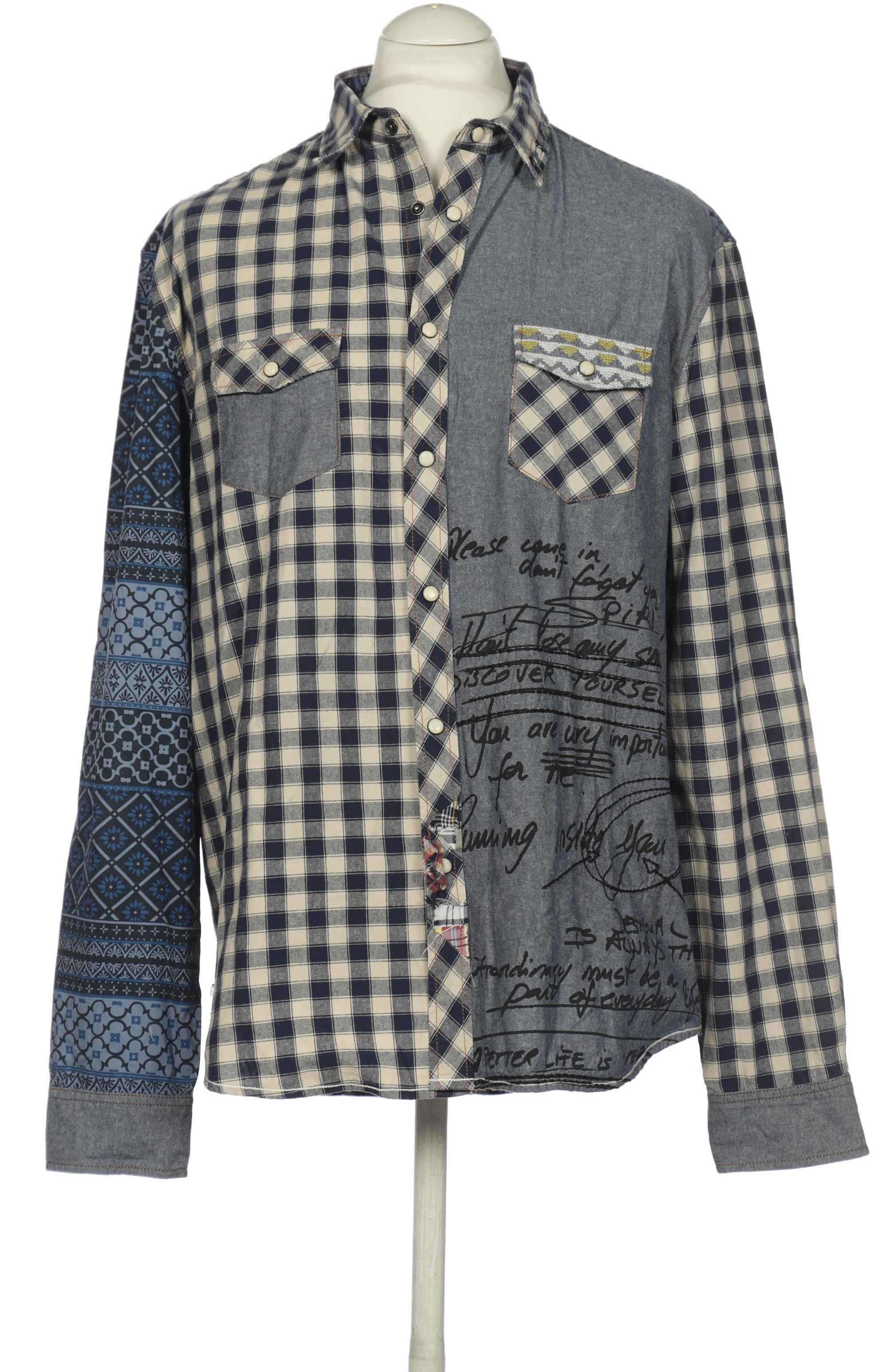 

Desigual Herren Hemd, marineblau