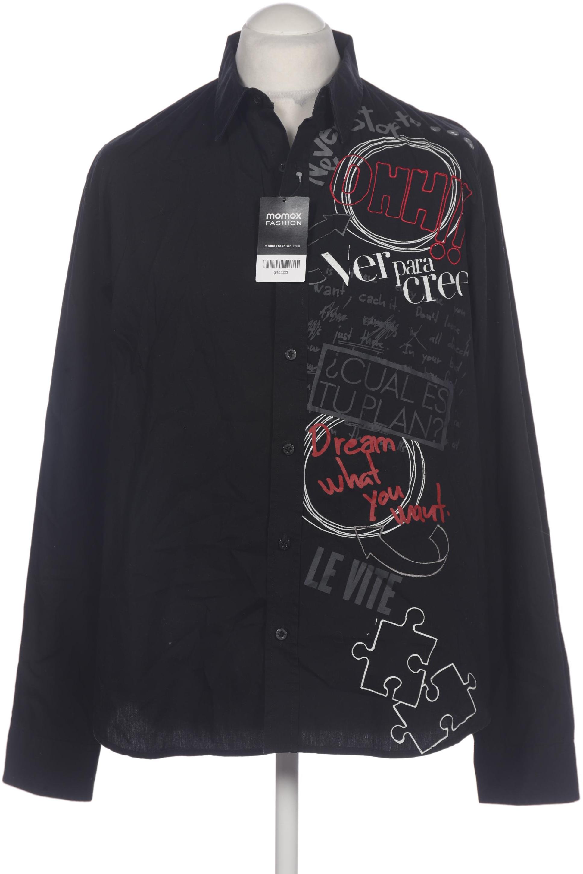 

Desigual Herren Hemd, schwarz, Gr. 54