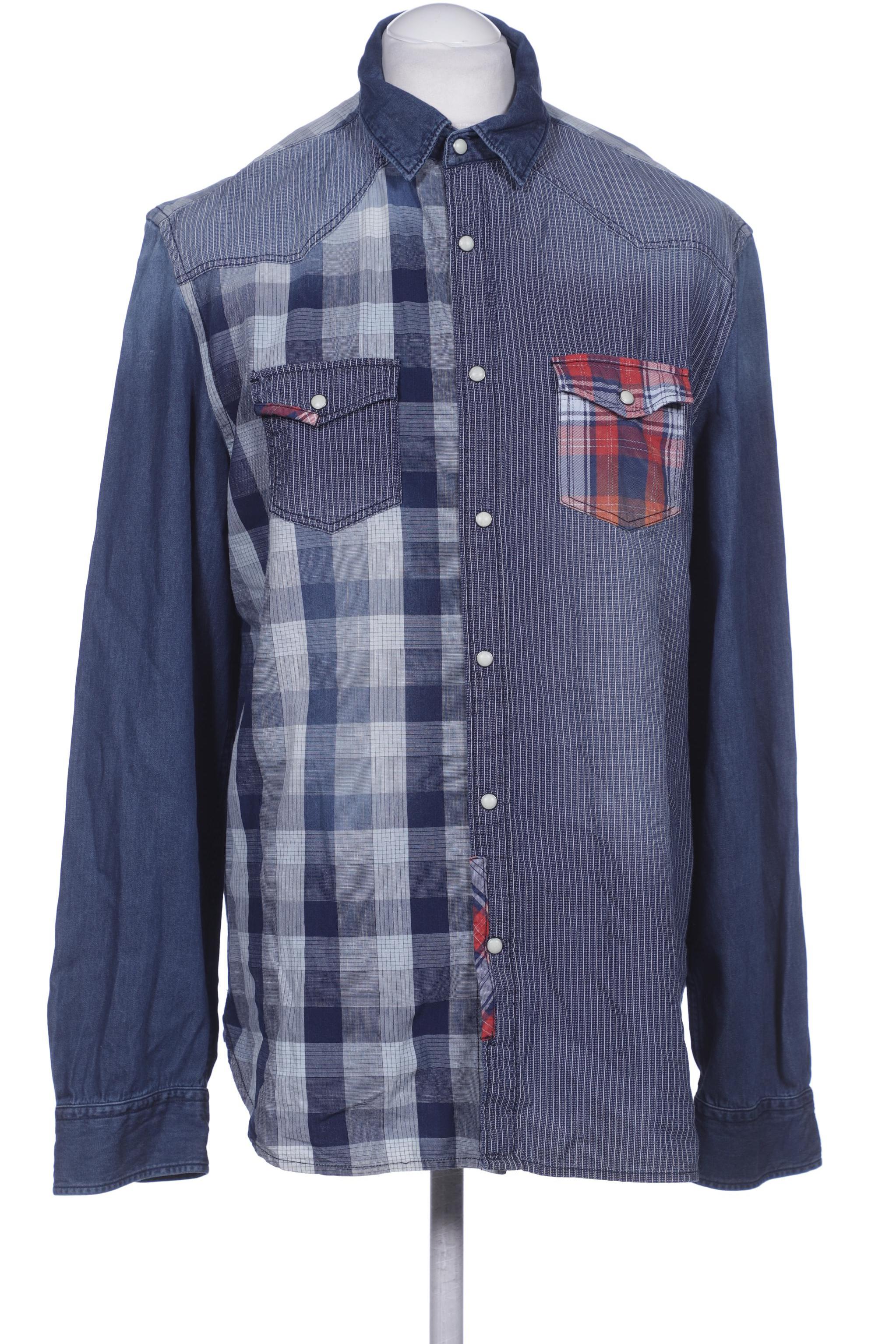 

Desigual Herren Hemd, marineblau, Gr. 54