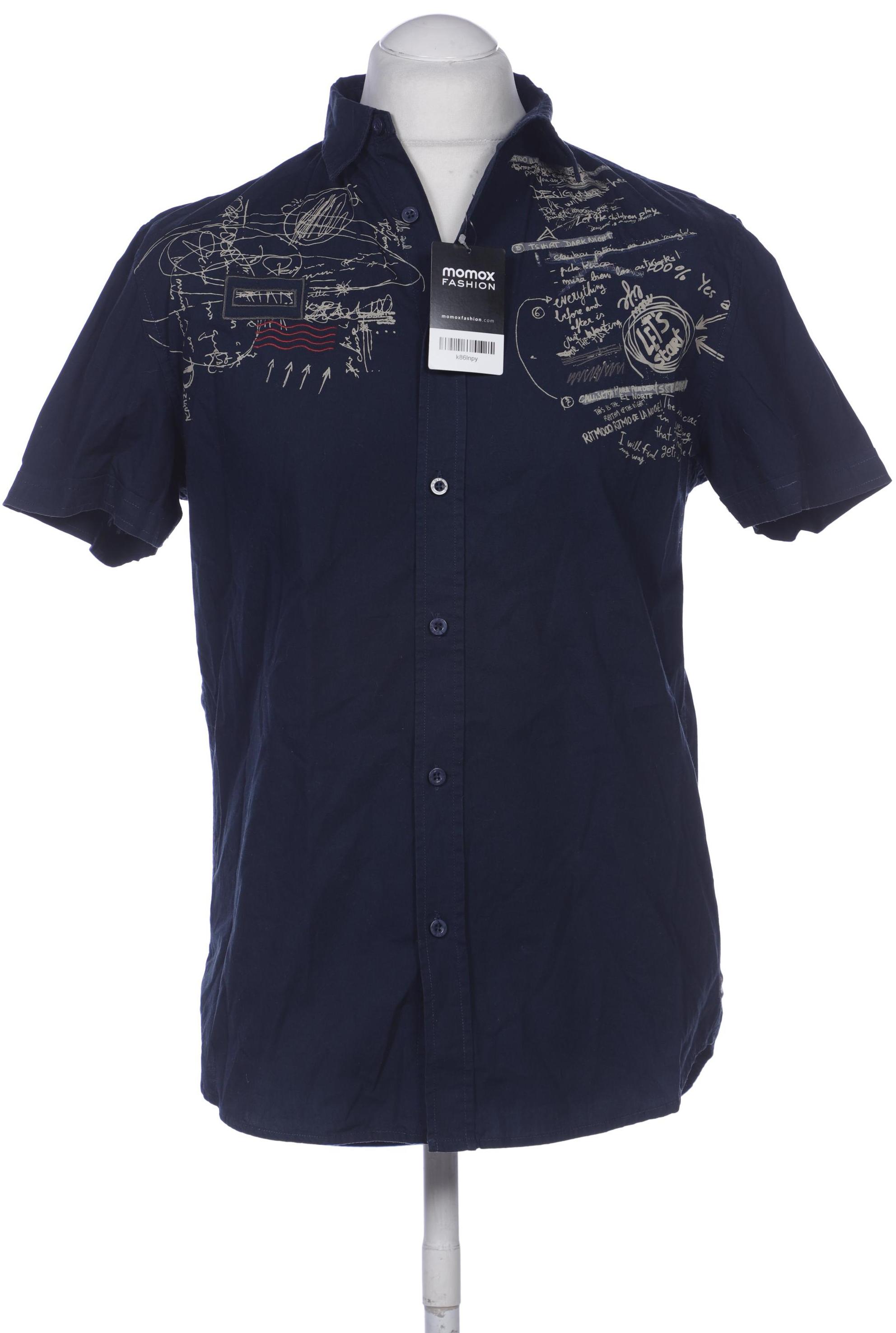 

Desigual Herren Hemd, marineblau, Gr. 48