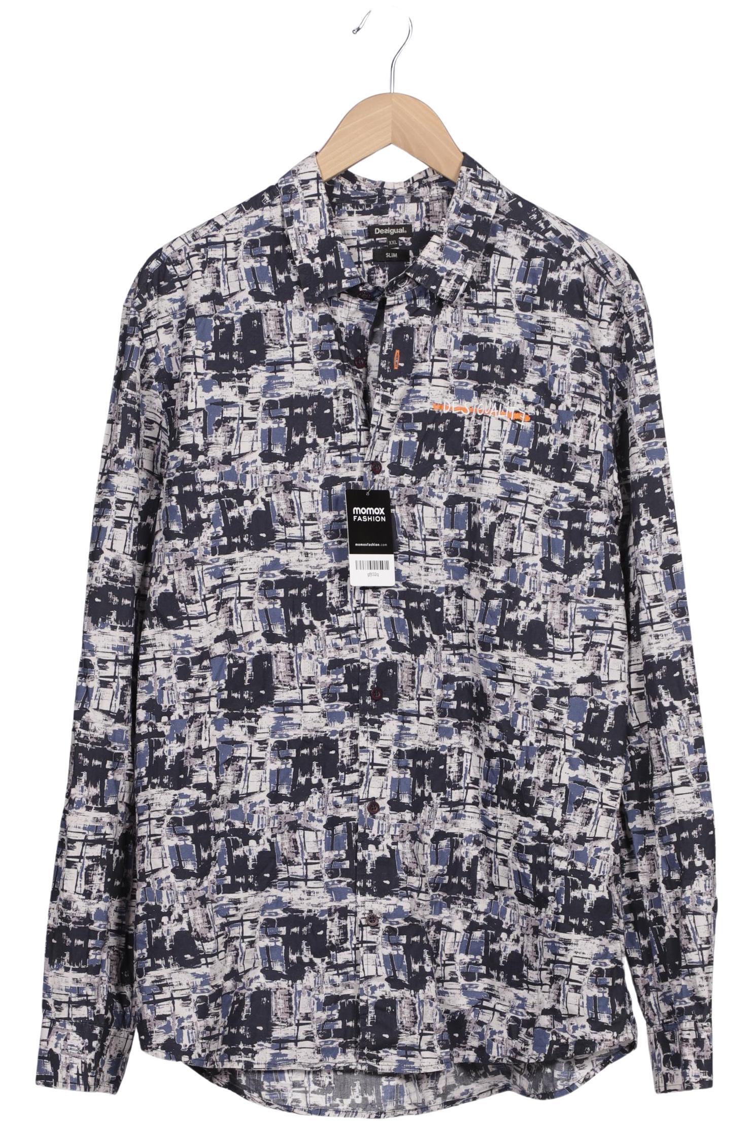 

Desigual Herren Hemd, marineblau, Gr. 56