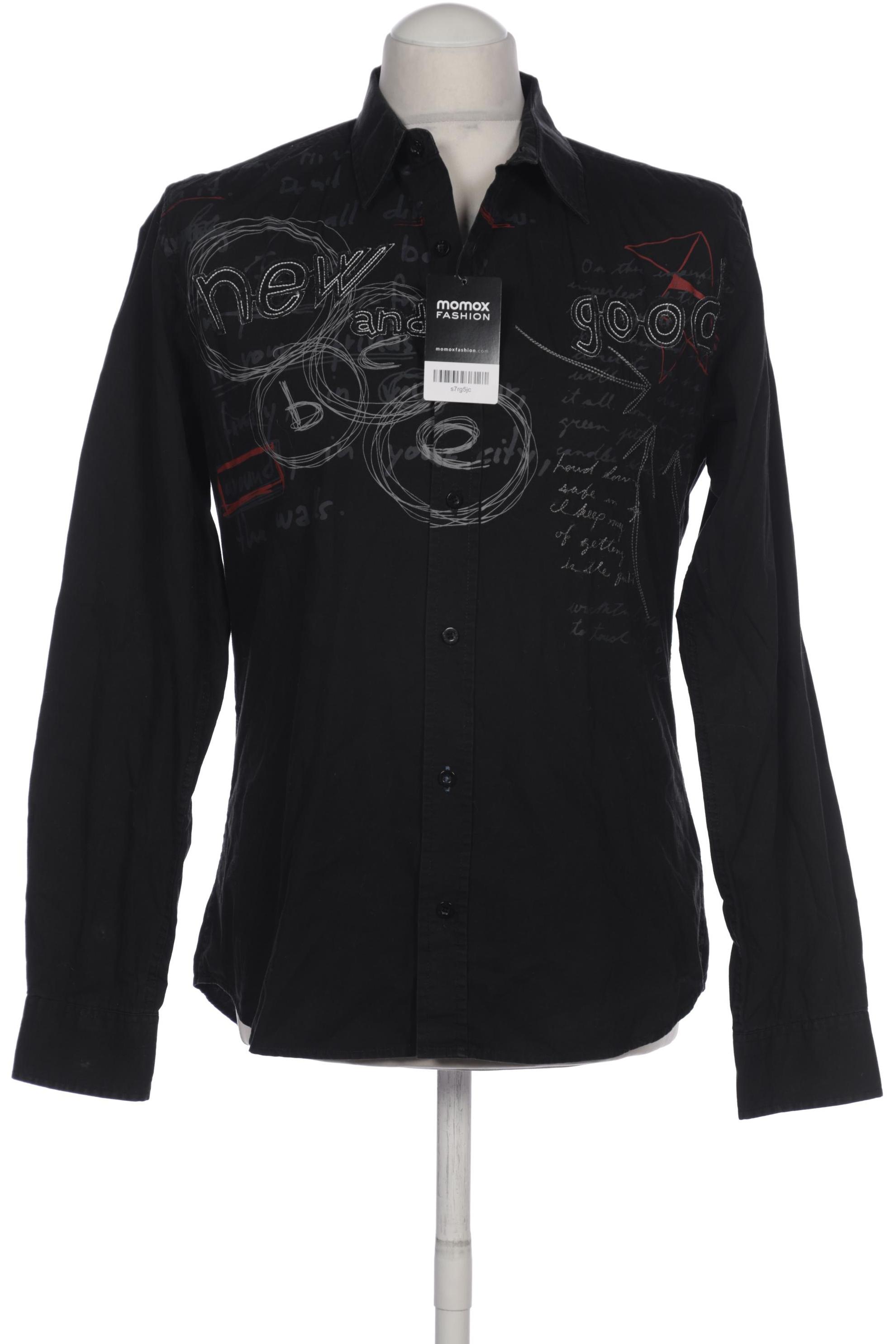 

Desigual Herren Hemd, schwarz, Gr. 48