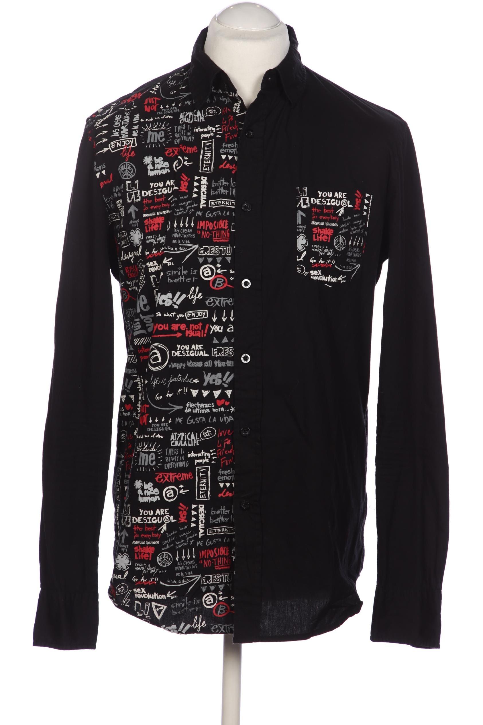 

Desigual Herren Hemd, schwarz, Gr. 52