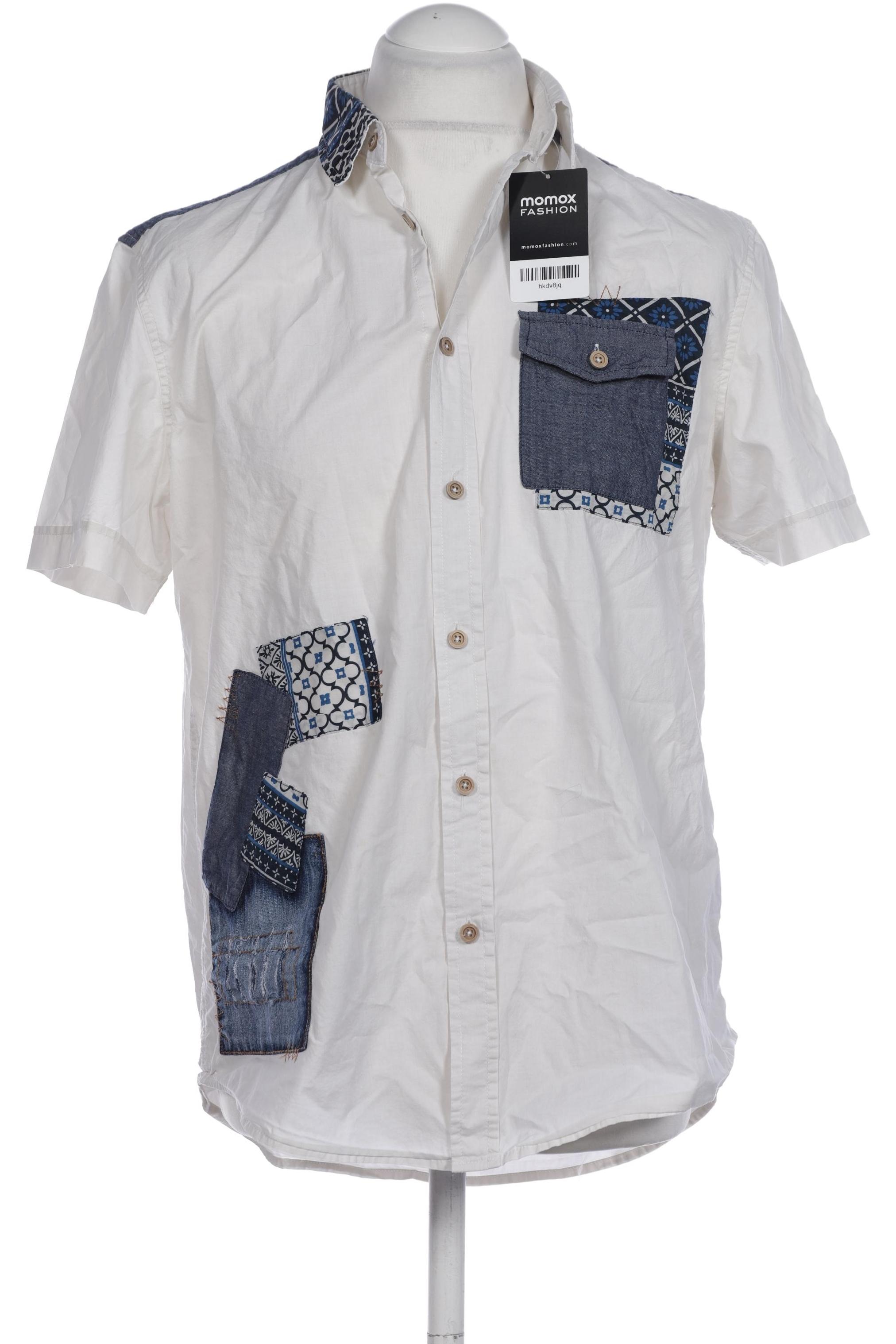 

Desigual Herren Hemd, cremeweiß, Gr. 52