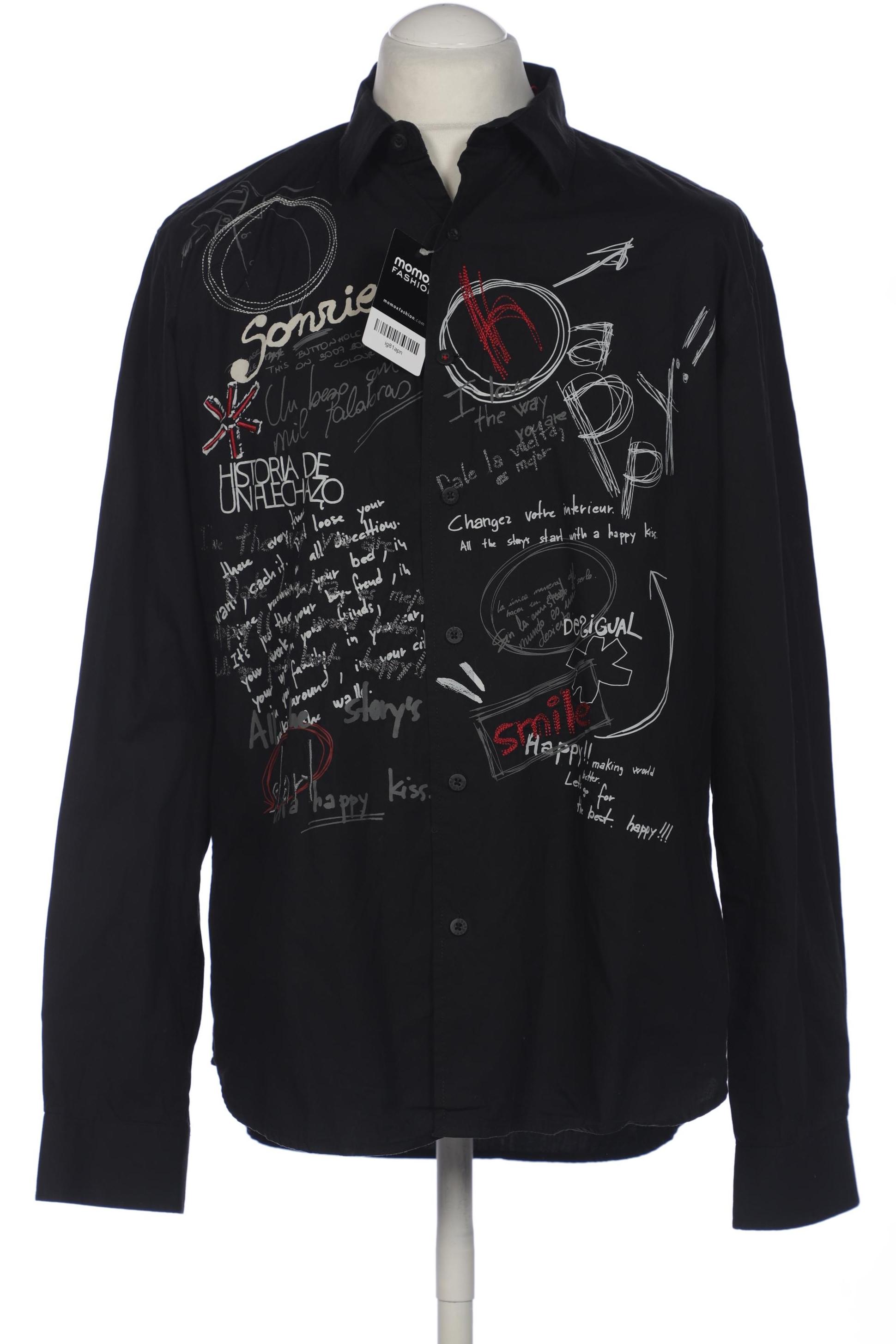 

Desigual Herren Hemd, schwarz, Gr. 54