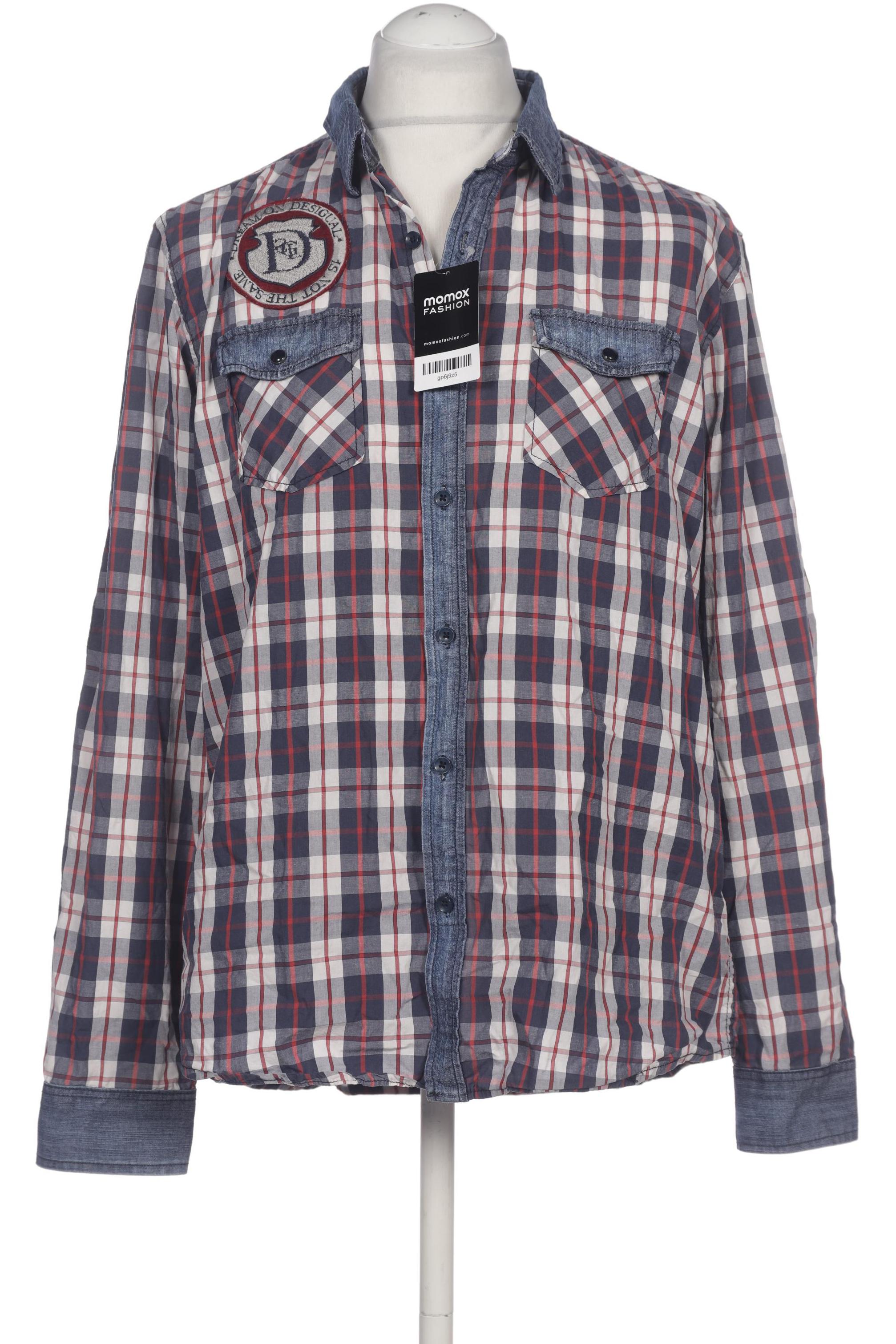 

Desigual Herren Hemd, marineblau, Gr. 54