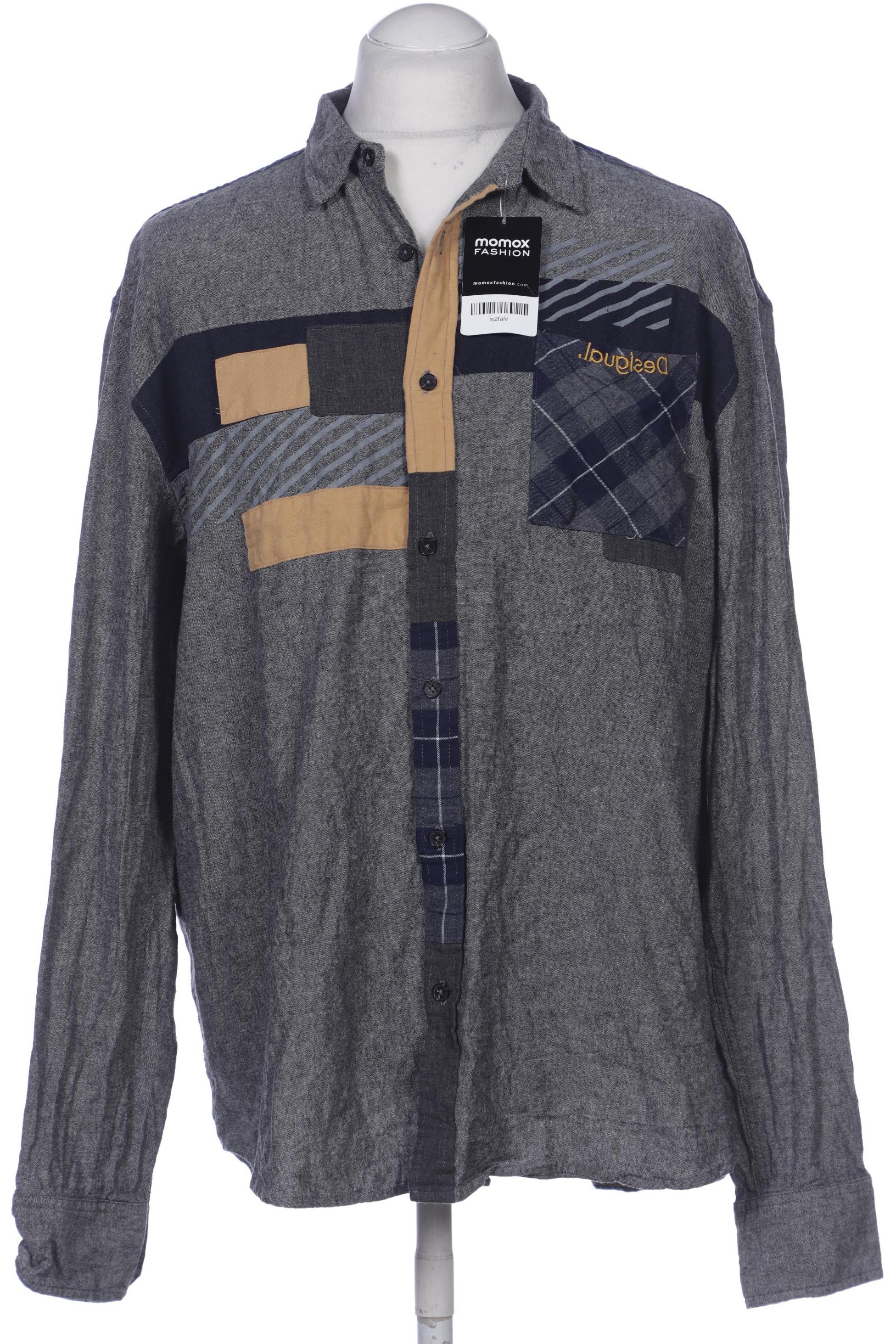 

Desigual Herren Hemd, grau, Gr. 56