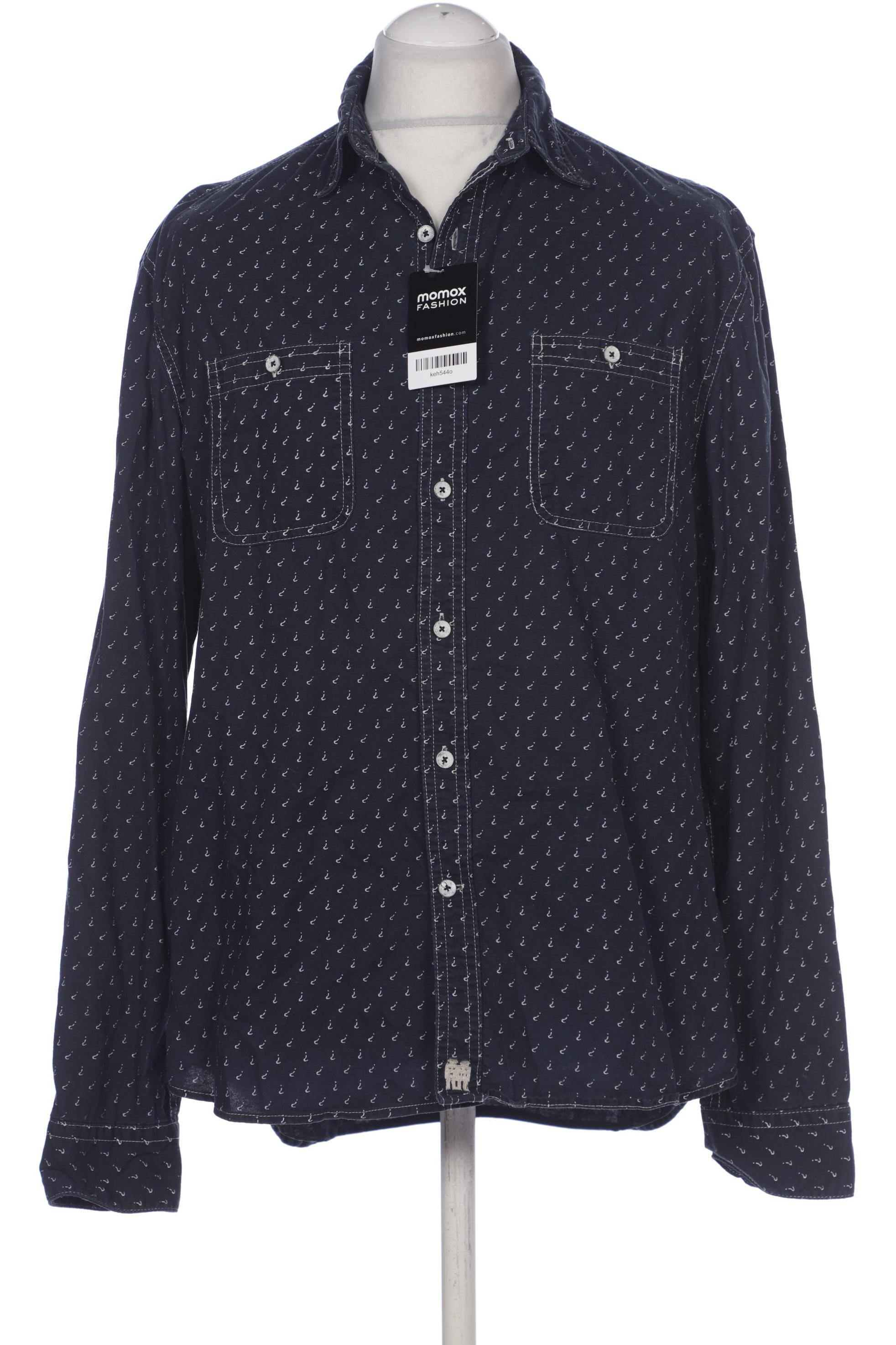 

Desigual Herren Hemd, marineblau, Gr. 54