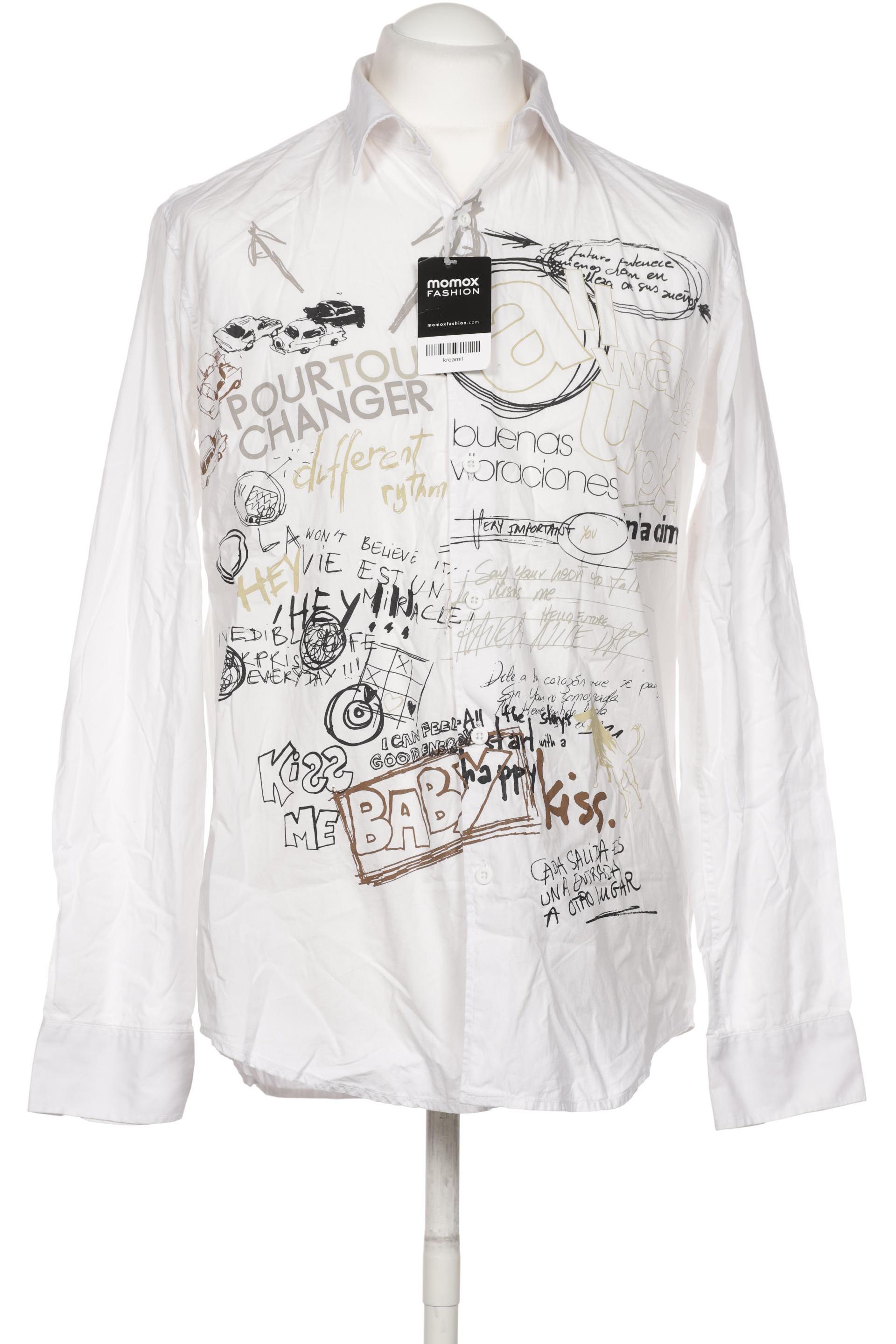 

Desigual Herren Hemd, weiß, Gr. 52