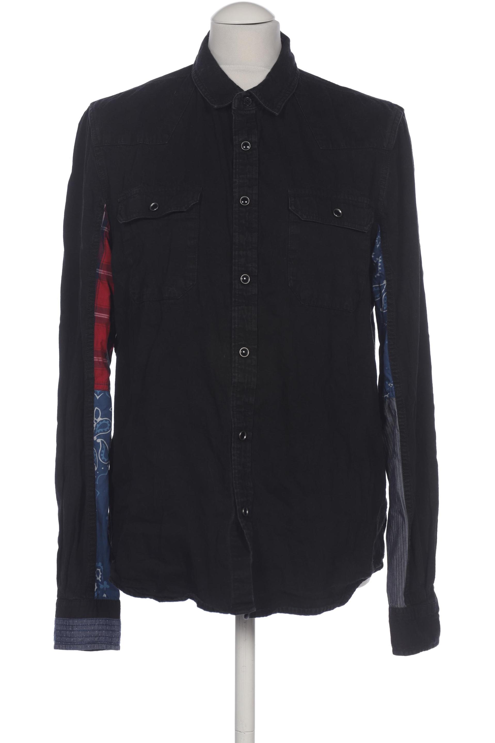 

Desigual Herren Hemd, schwarz, Gr. 48
