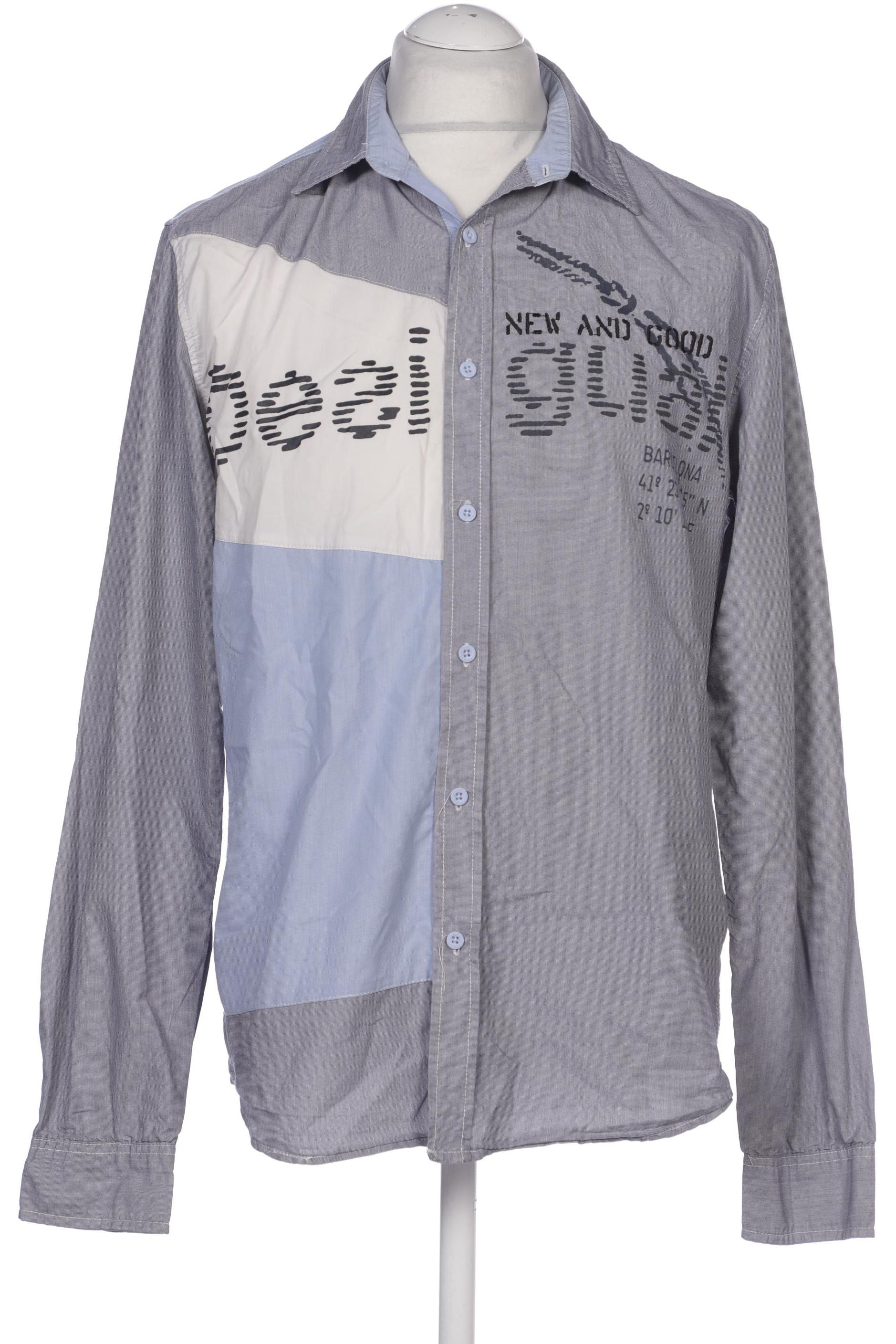 

Desigual Herren Hemd, grau, Gr. 52