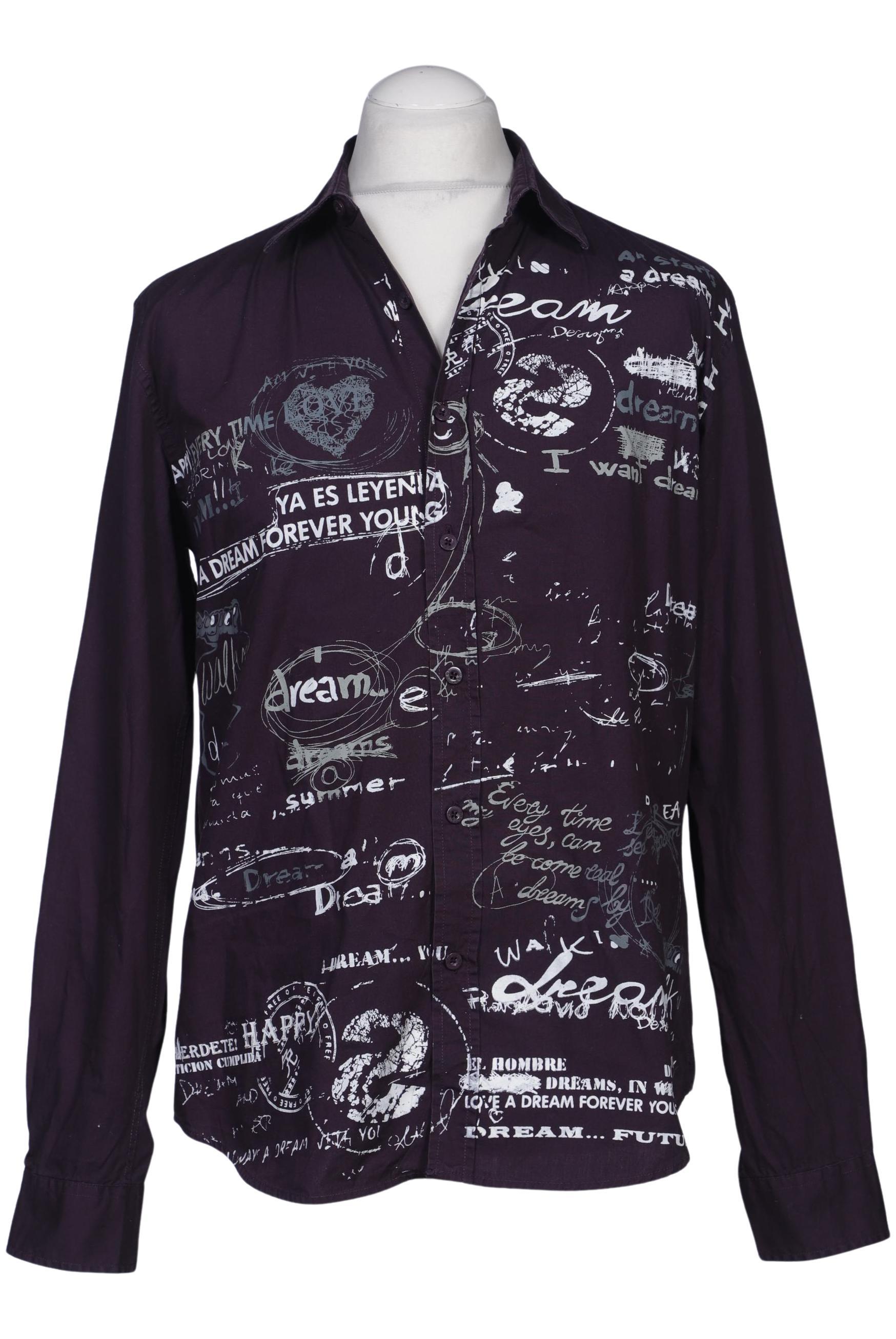 

Desigual Herren Hemd, flieder, Gr. 52