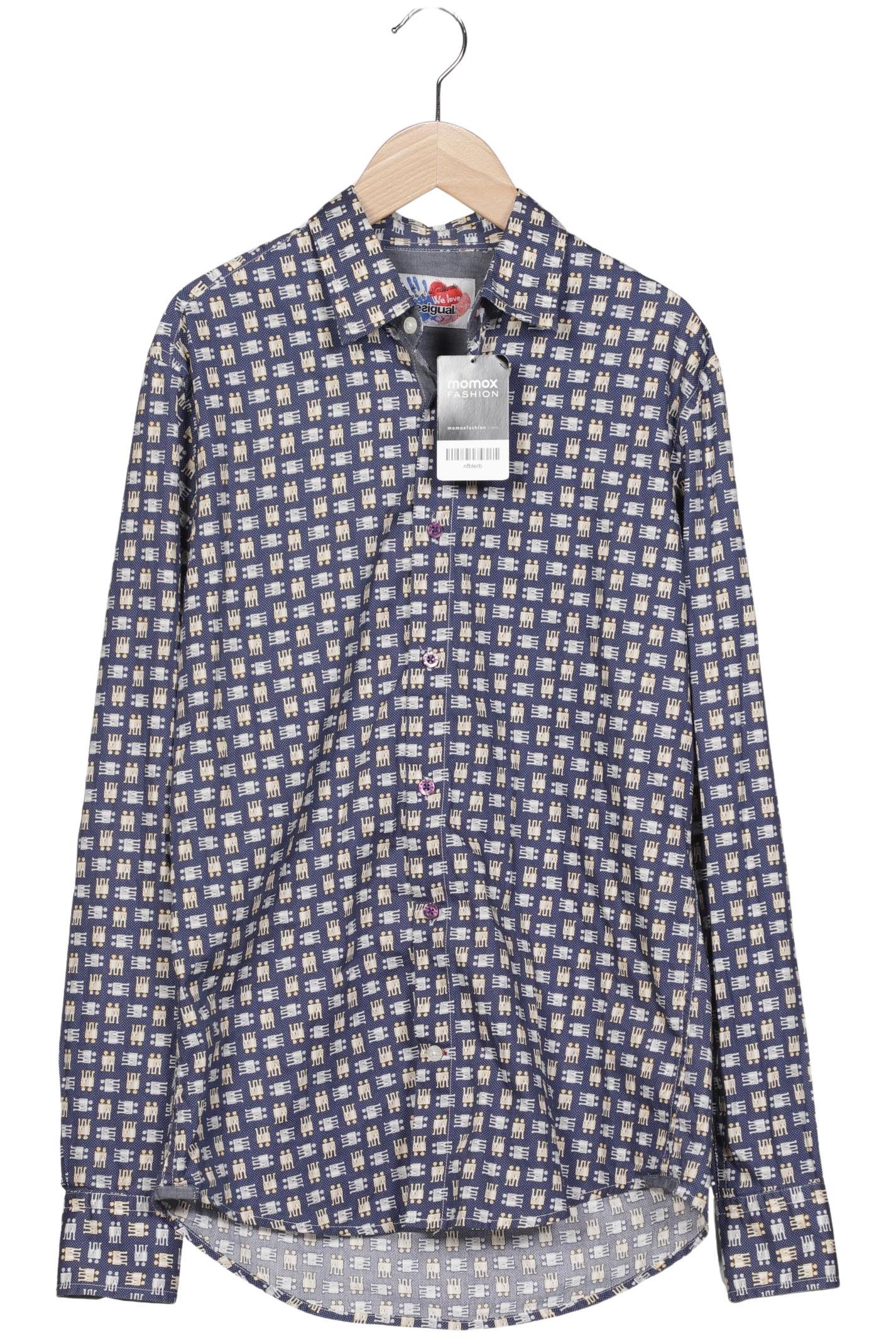 

Desigual Herren Hemd, marineblau, Gr. 46