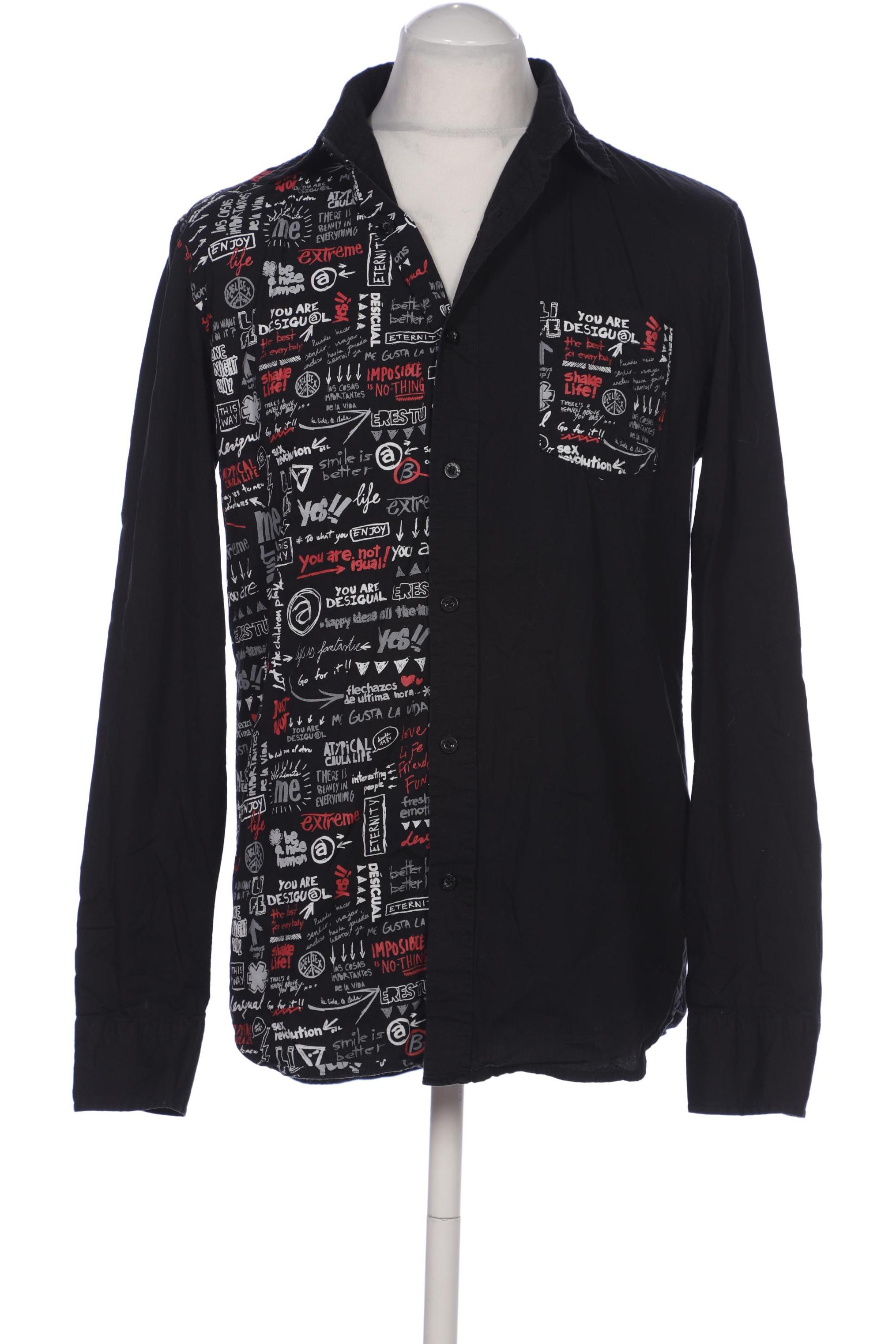 

Desigual Herren Hemd, schwarz, Gr. 52