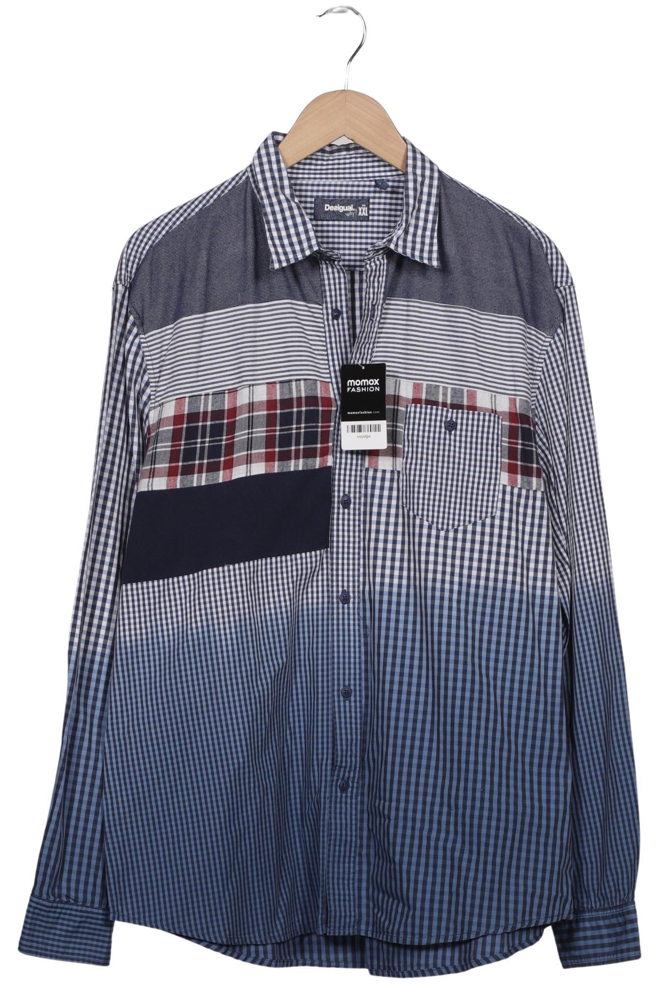 

Desigual Herren Hemd, blau, Gr. 56