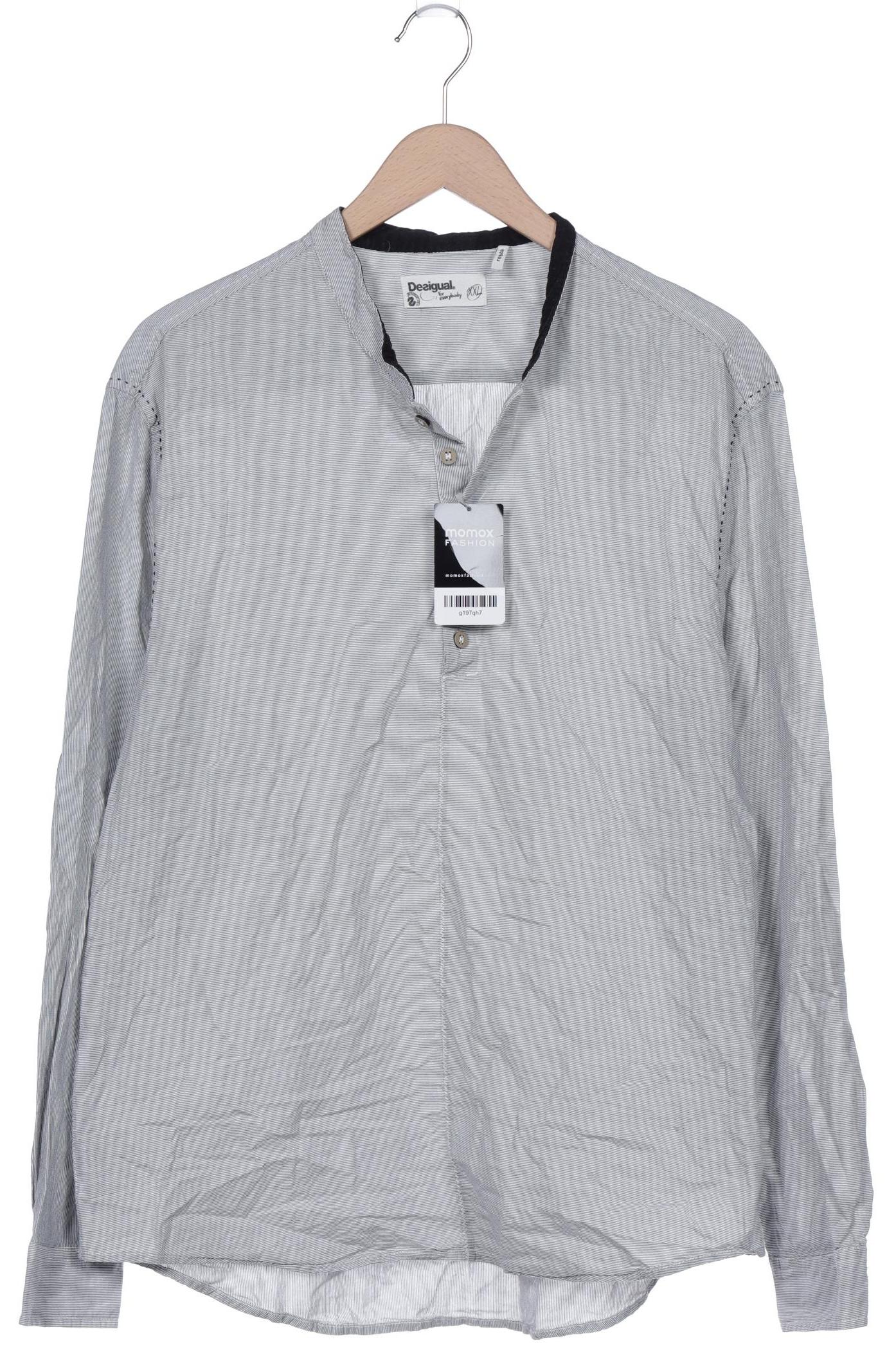 

Desigual Herren Hemd, grau, Gr. 56