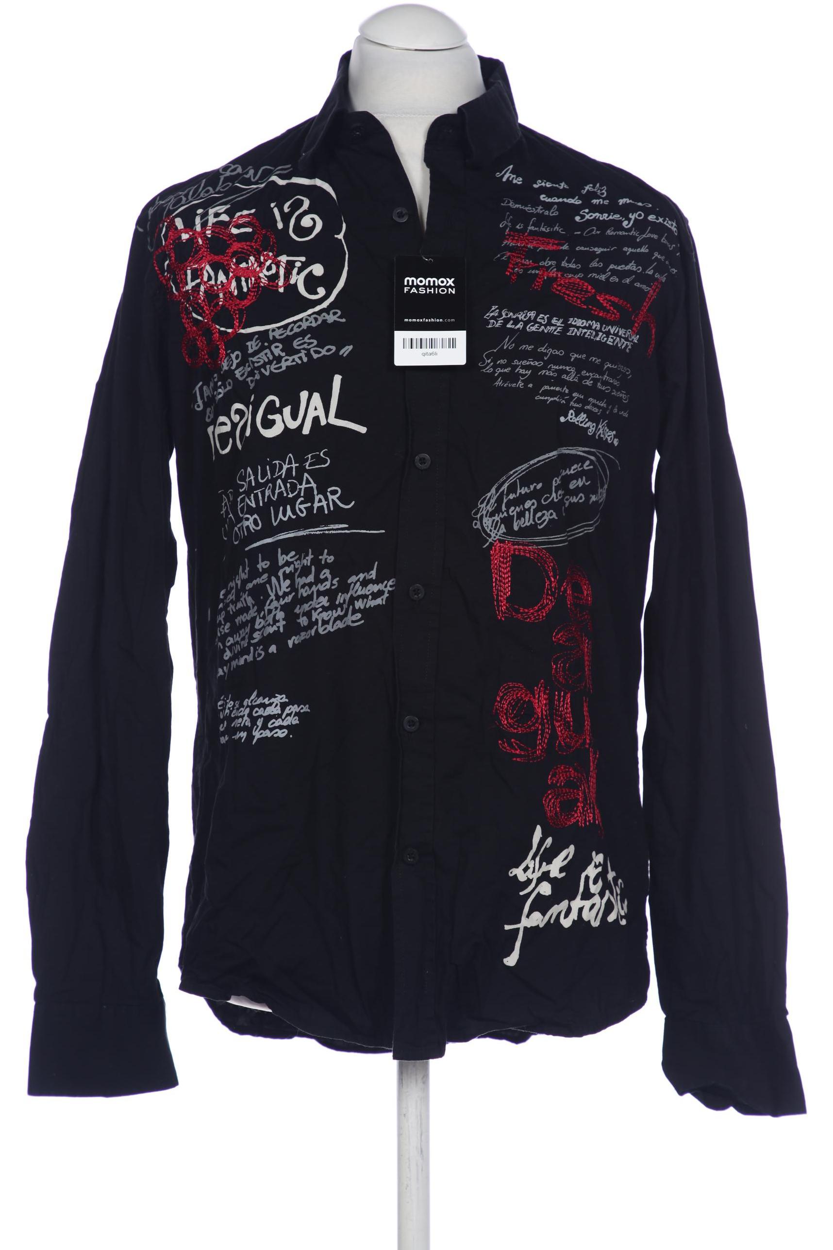 

Desigual Herren Hemd, schwarz, Gr. 52