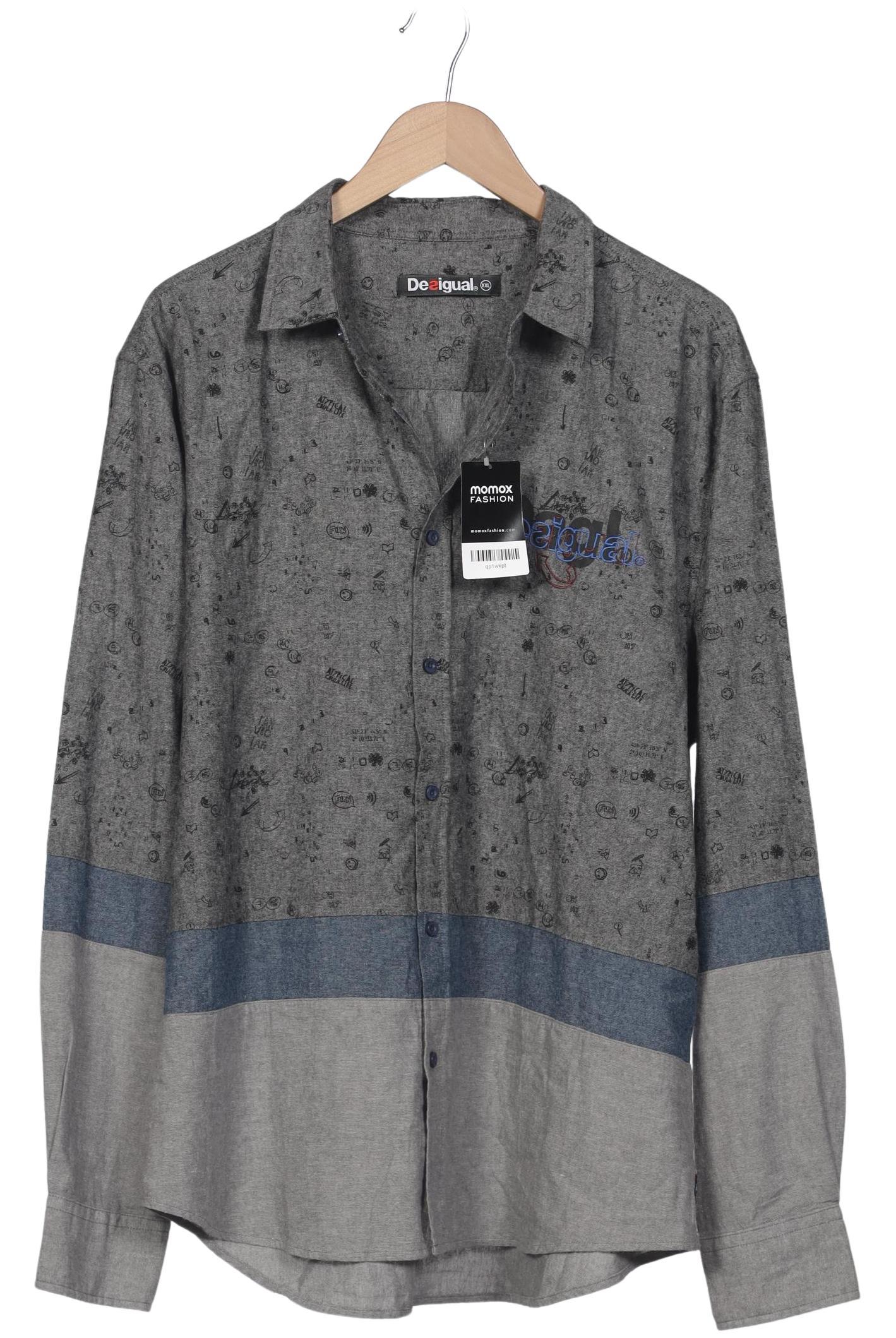 

Desigual Herren Hemd, grau, Gr. 56