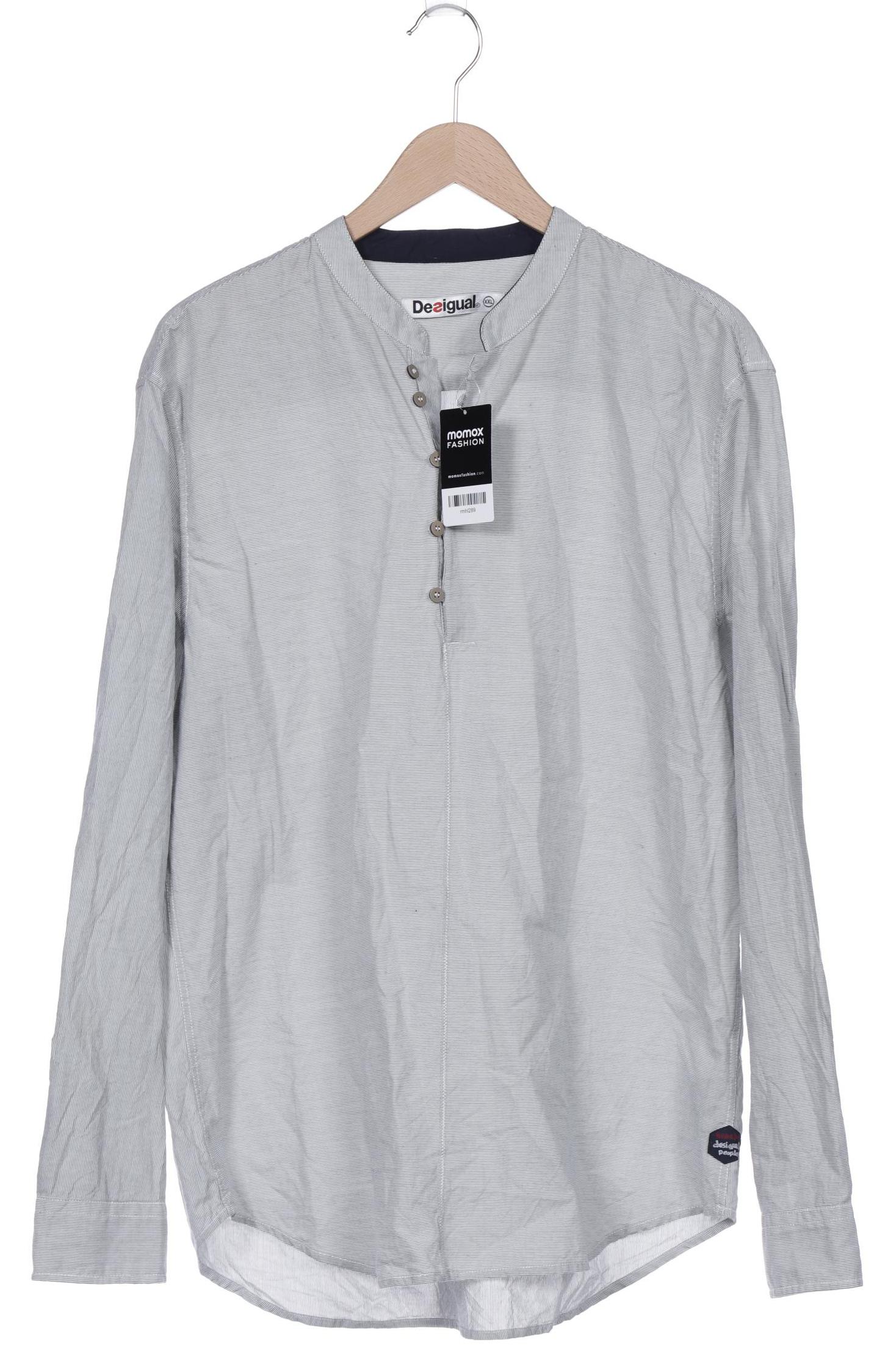

Desigual Herren Hemd, grau, Gr. 56