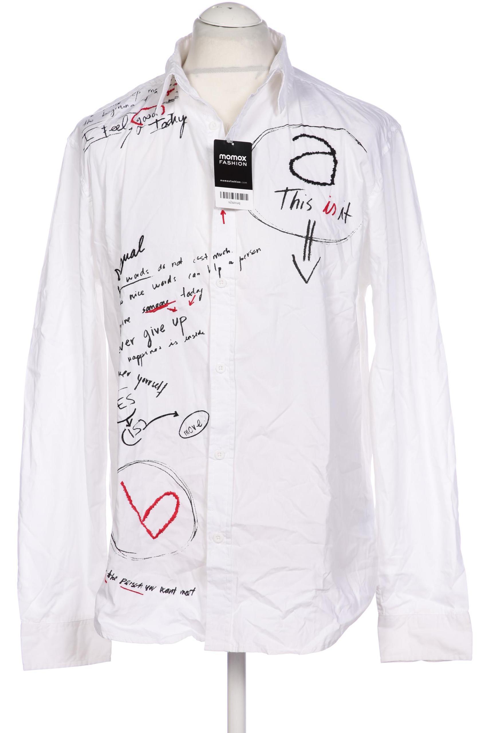 

Desigual Herren Hemd, weiß, Gr. 54
