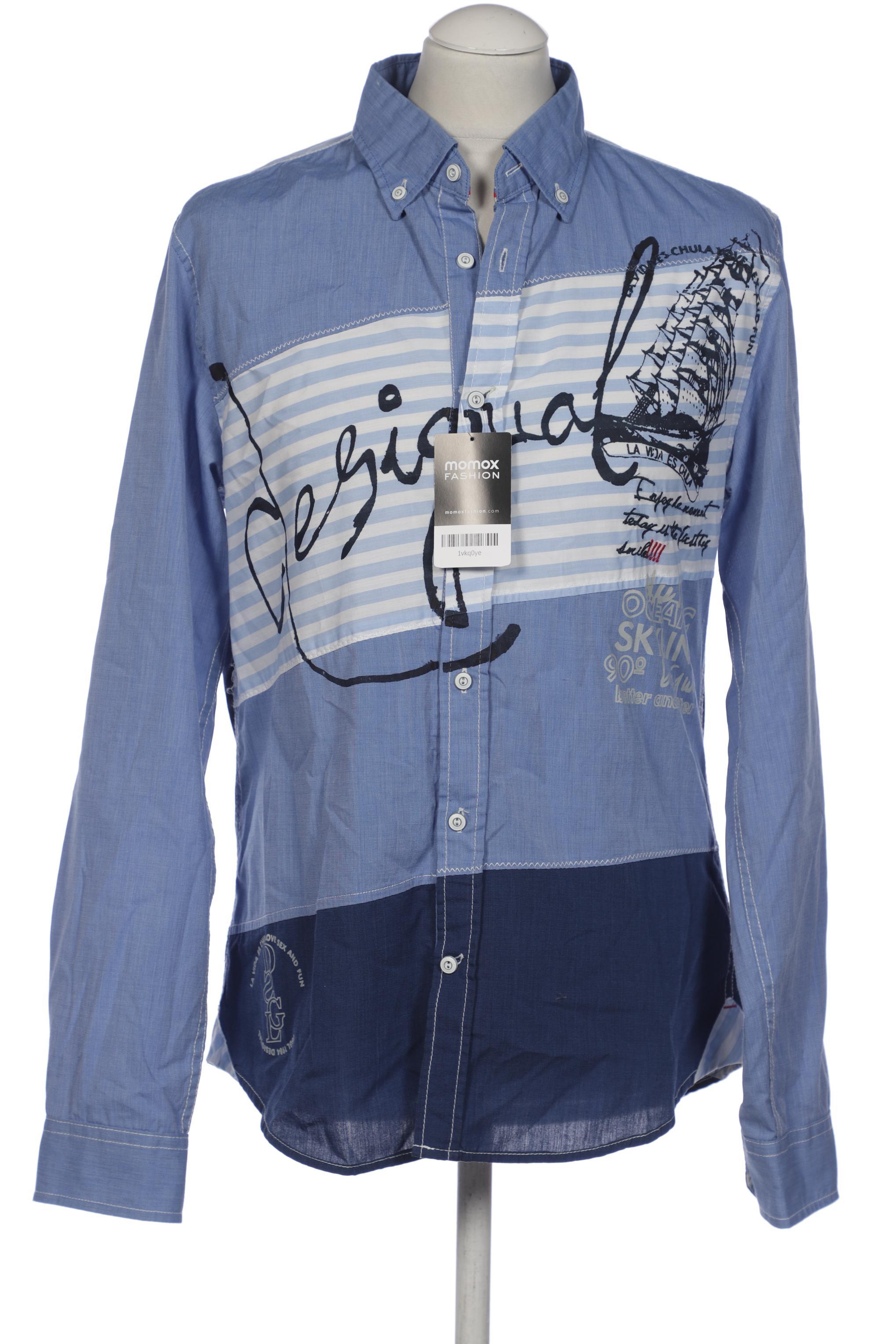 

Desigual Herren Hemd, blau, Gr. 52