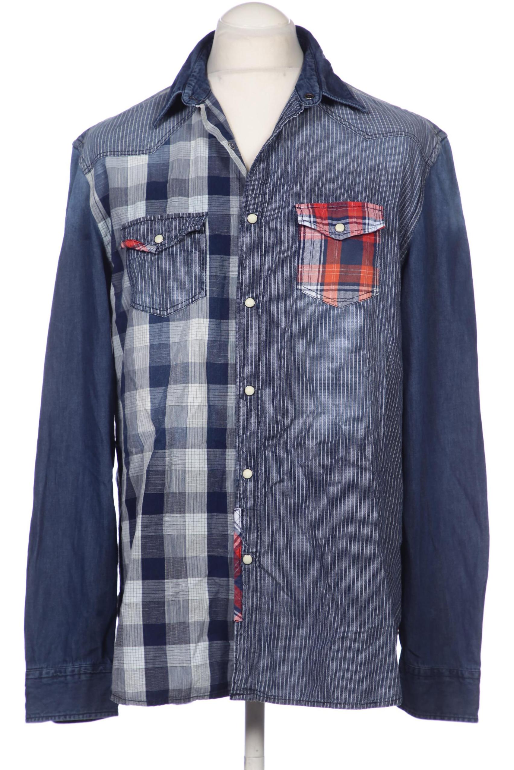 

Desigual Herren Hemd, blau, Gr. 54