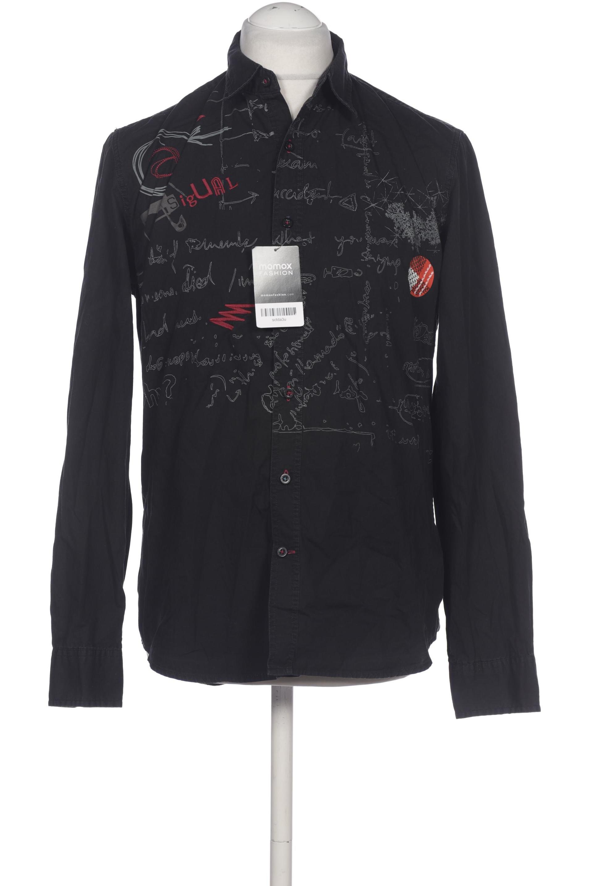 

Desigual Herren Hemd, schwarz, Gr. 52