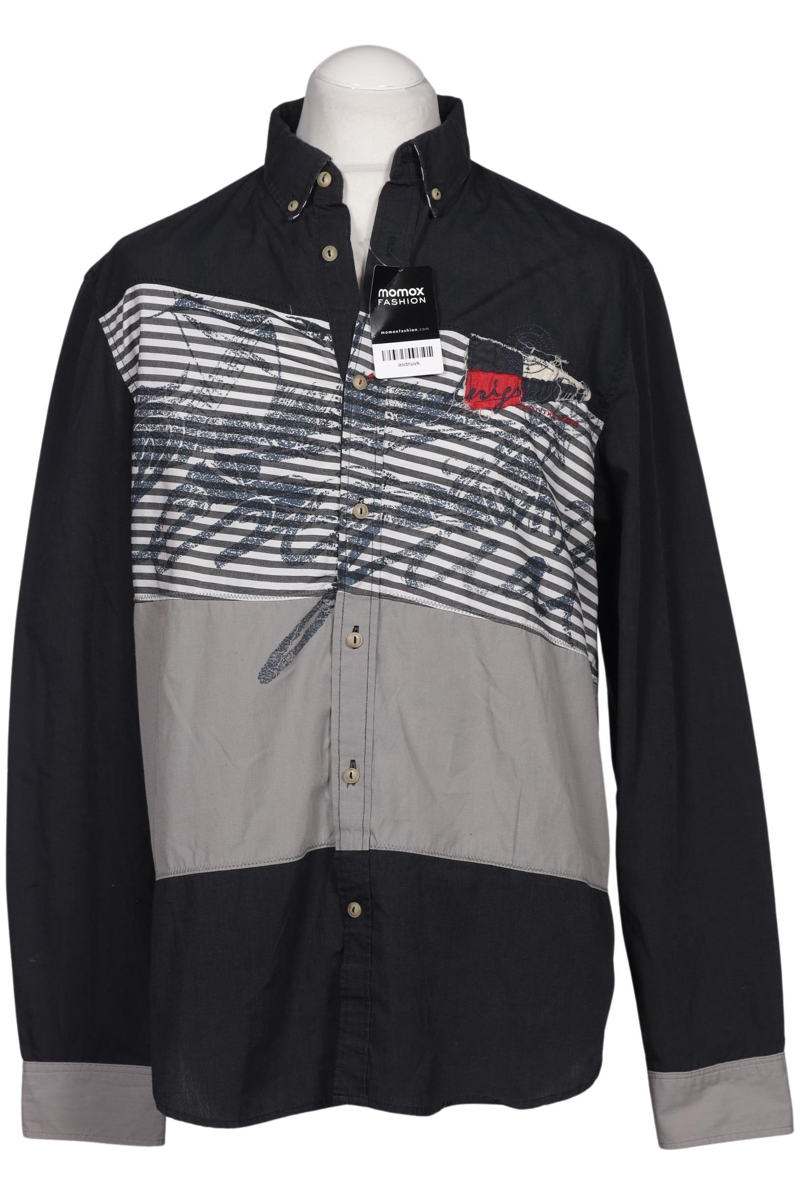 

Desigual Herren Hemd, schwarz, Gr. 66