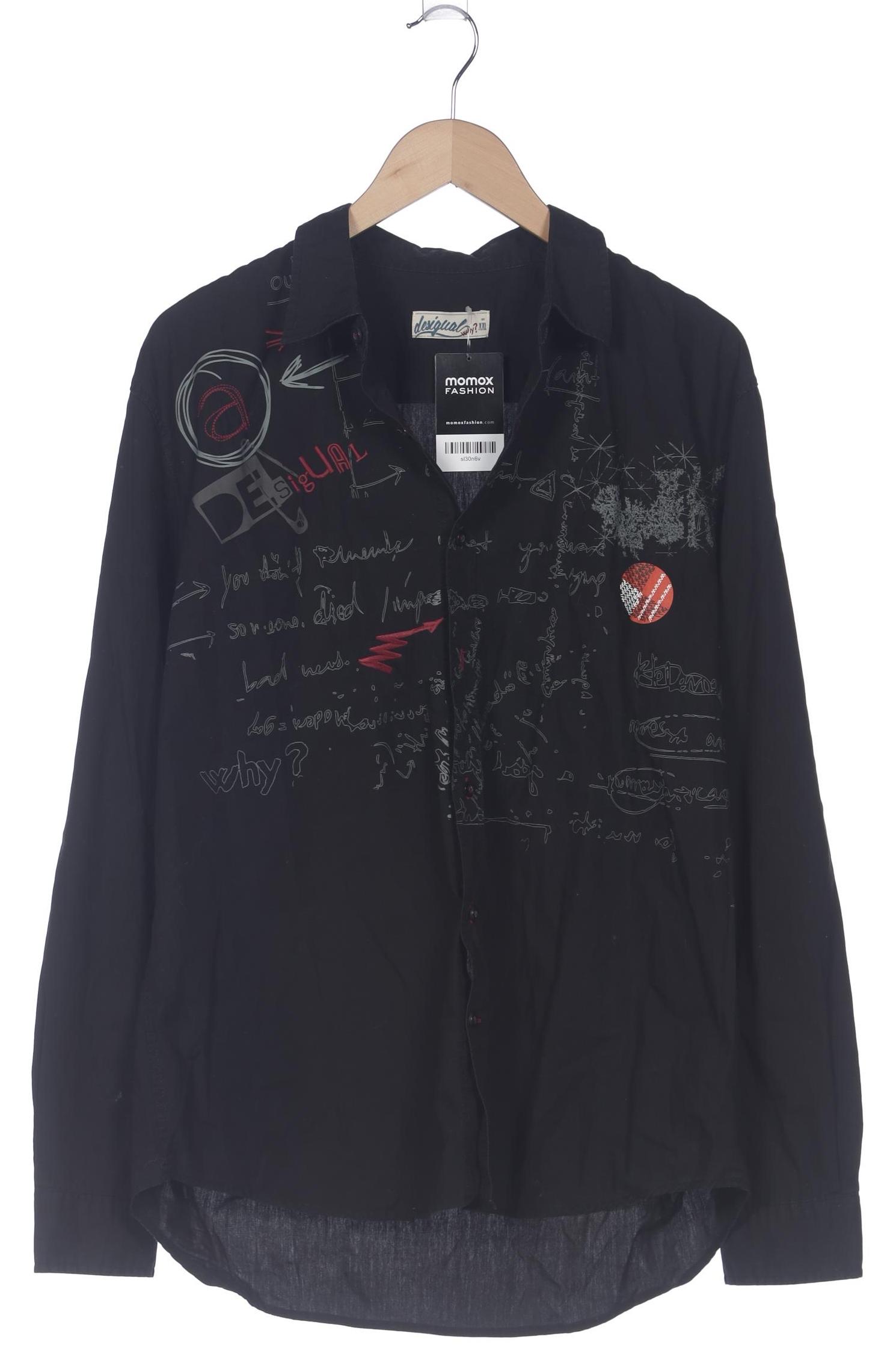 

Desigual Herren Hemd, schwarz, Gr. 56
