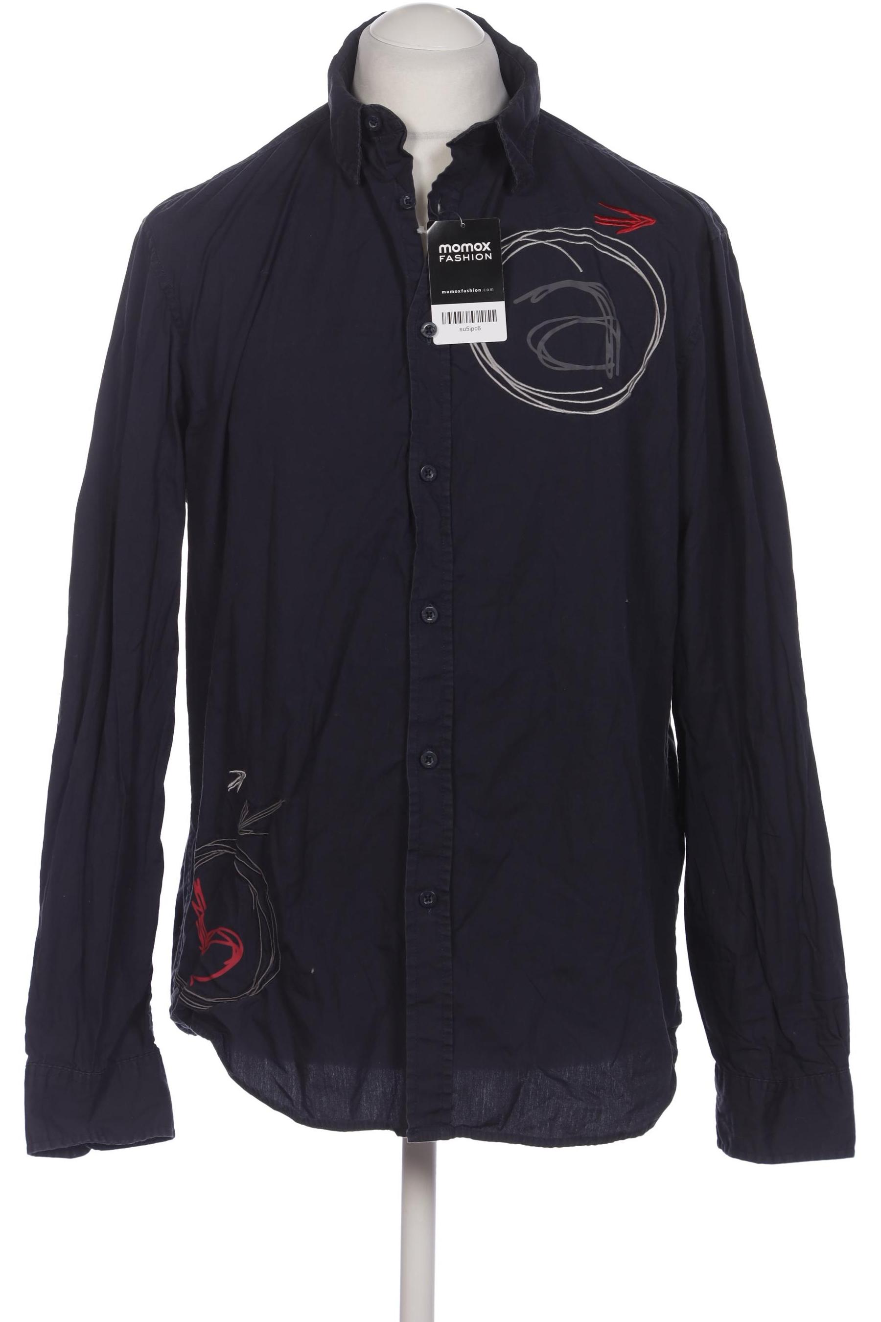 

Desigual Herren Hemd, marineblau, Gr. 54