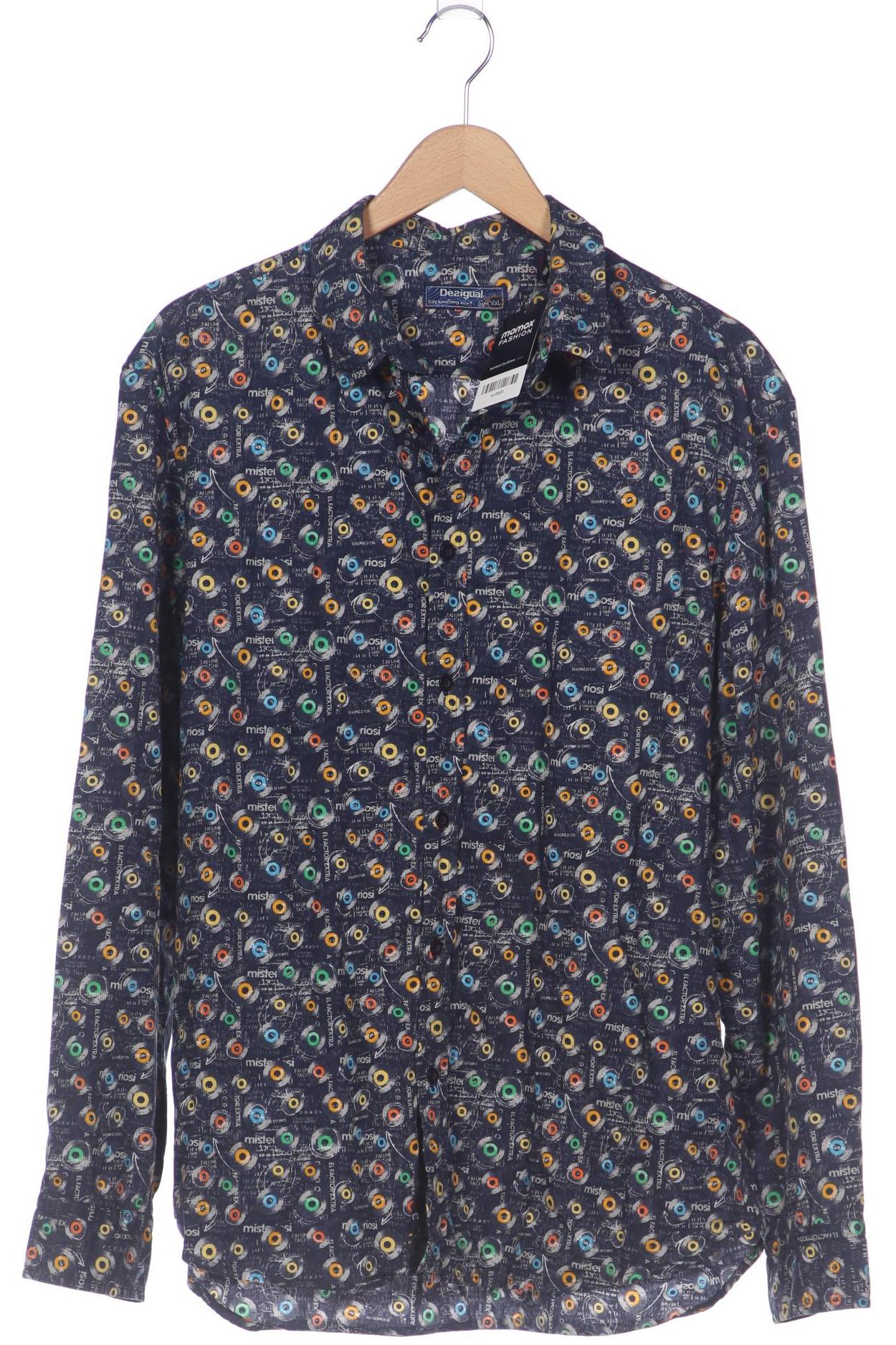 

Desigual Herren Hemd, marineblau, Gr. 56