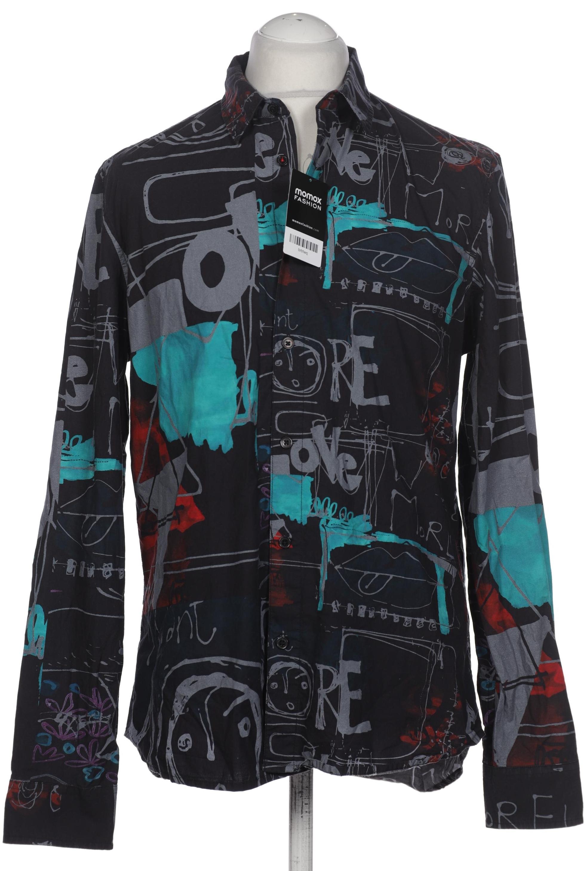 

Desigual Herren Hemd, schwarz, Gr. 52