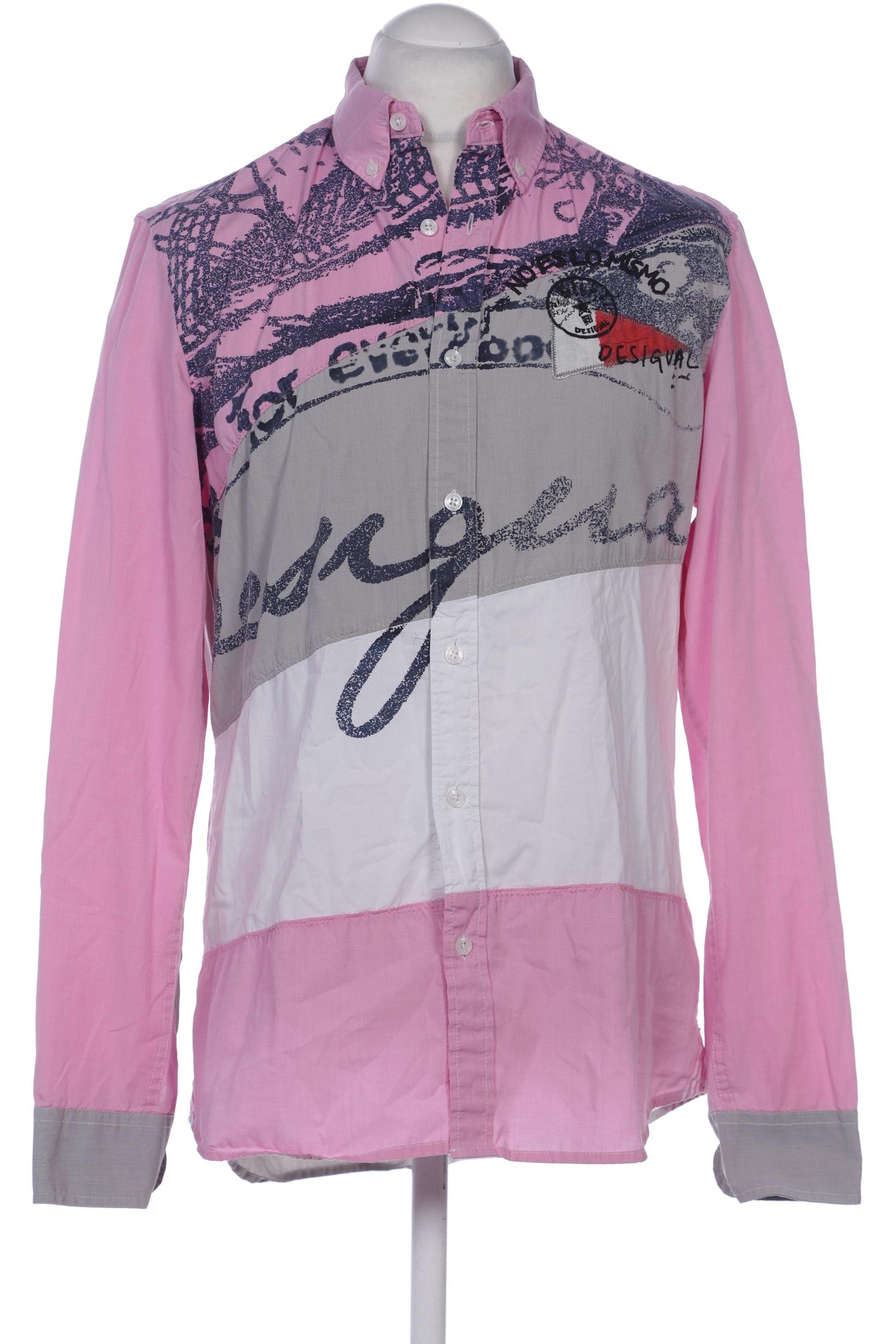 

Desigual Herren Hemd, pink, Gr. 52