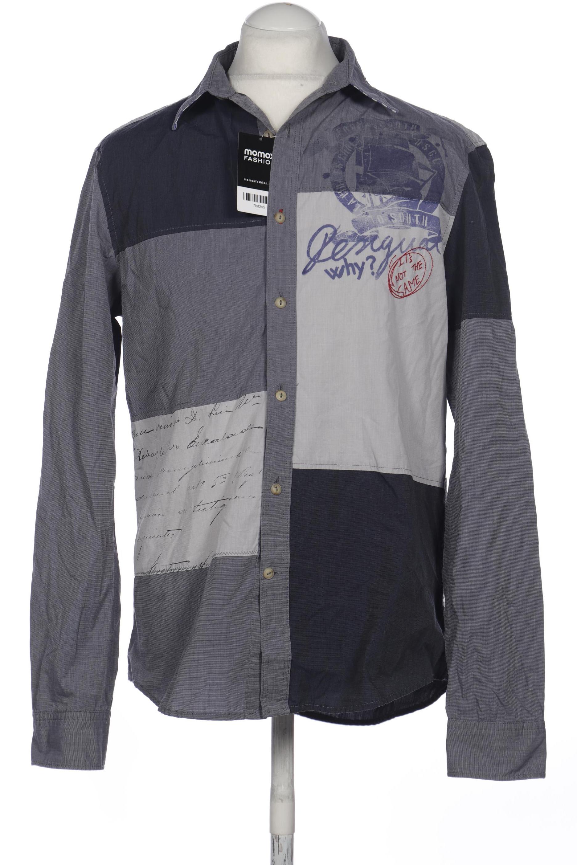 

Desigual Herren Hemd, grau, Gr. 52