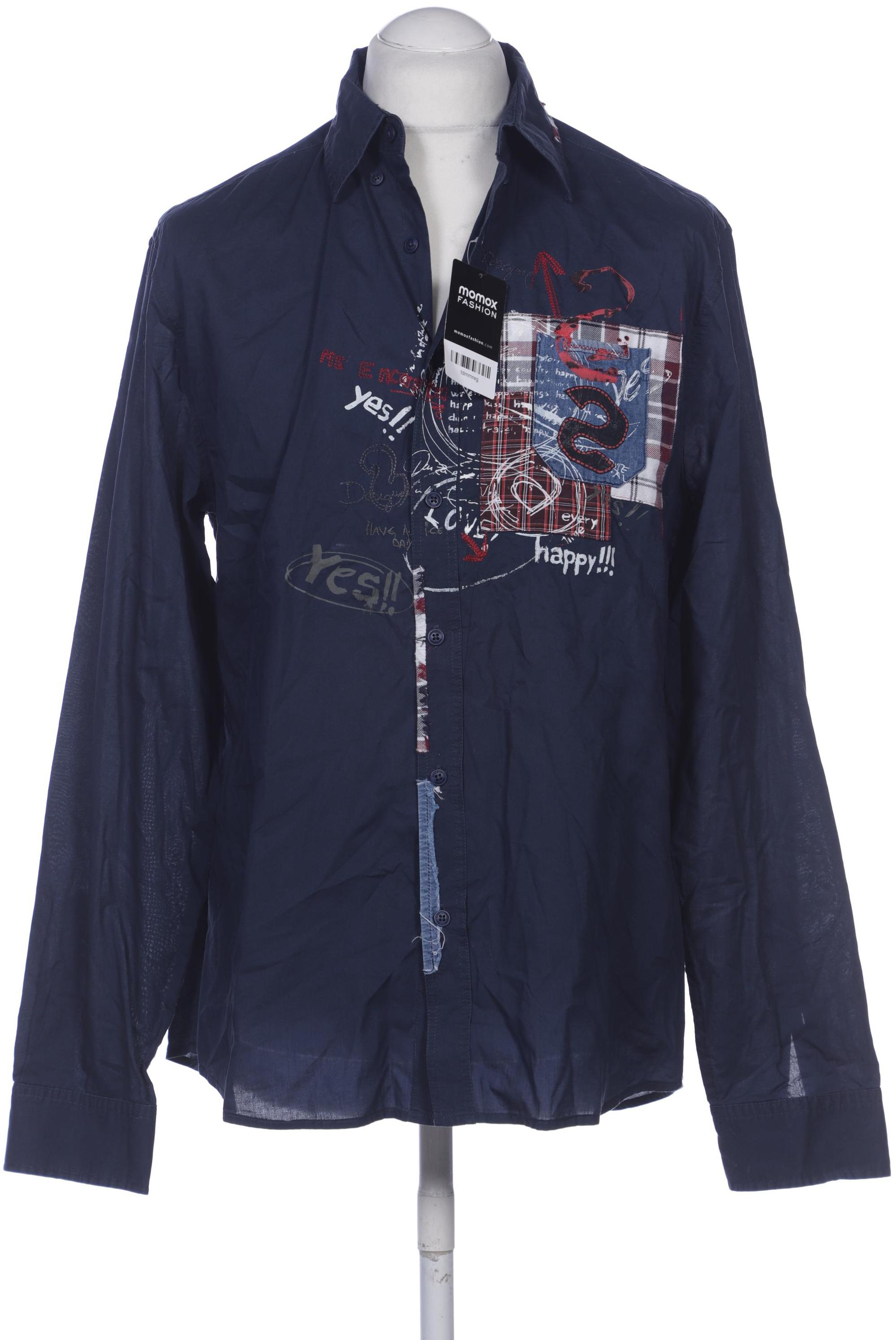 

Desigual Herren Hemd, marineblau, Gr. 52