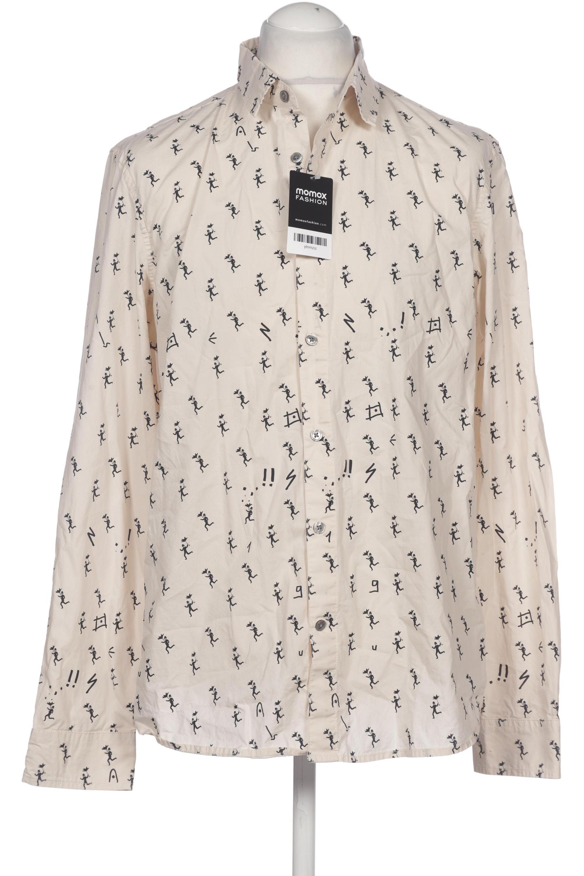 

Desigual Herren Hemd, cremeweiß, Gr. 52