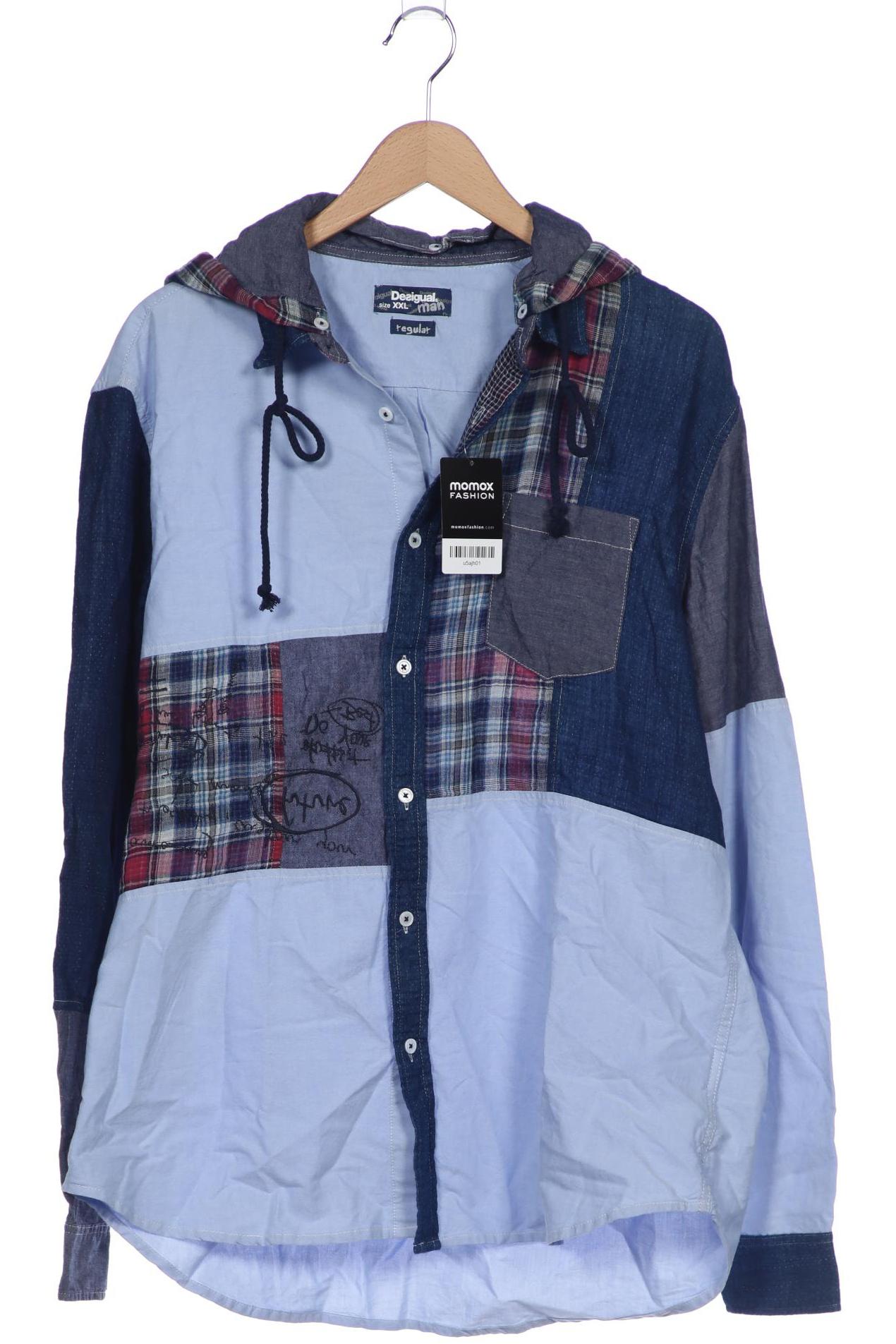 

Desigual Herren Hemd, blau, Gr. 56