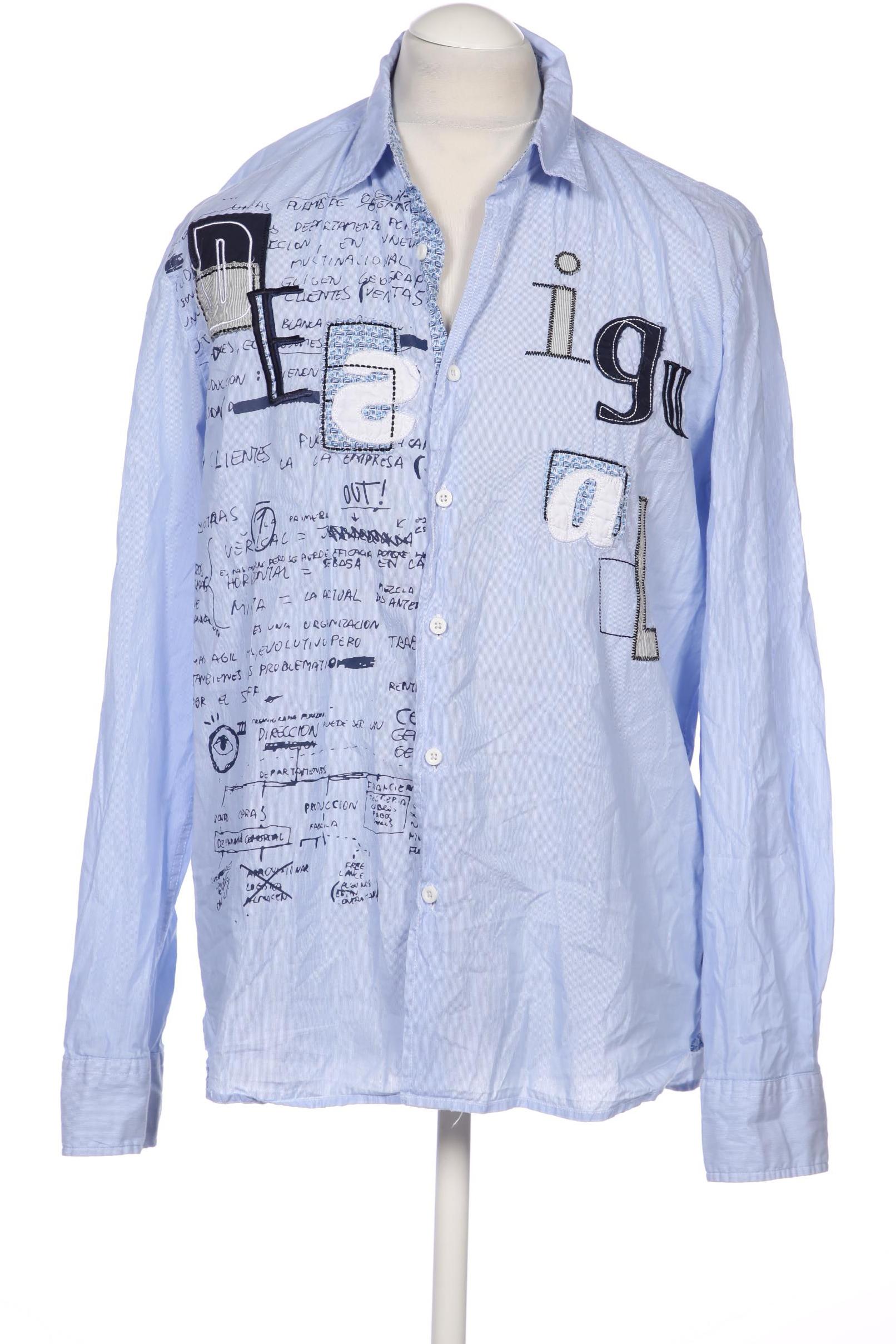 

Desigual Herren Hemd, hellblau, Gr. 54