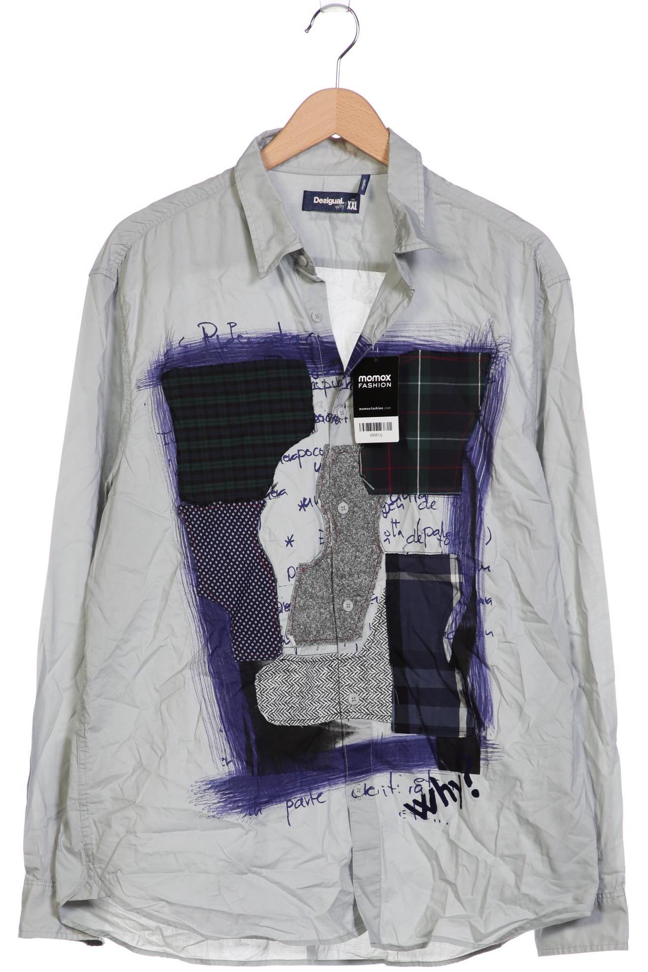 

Desigual Herren Hemd, grau, Gr. 56