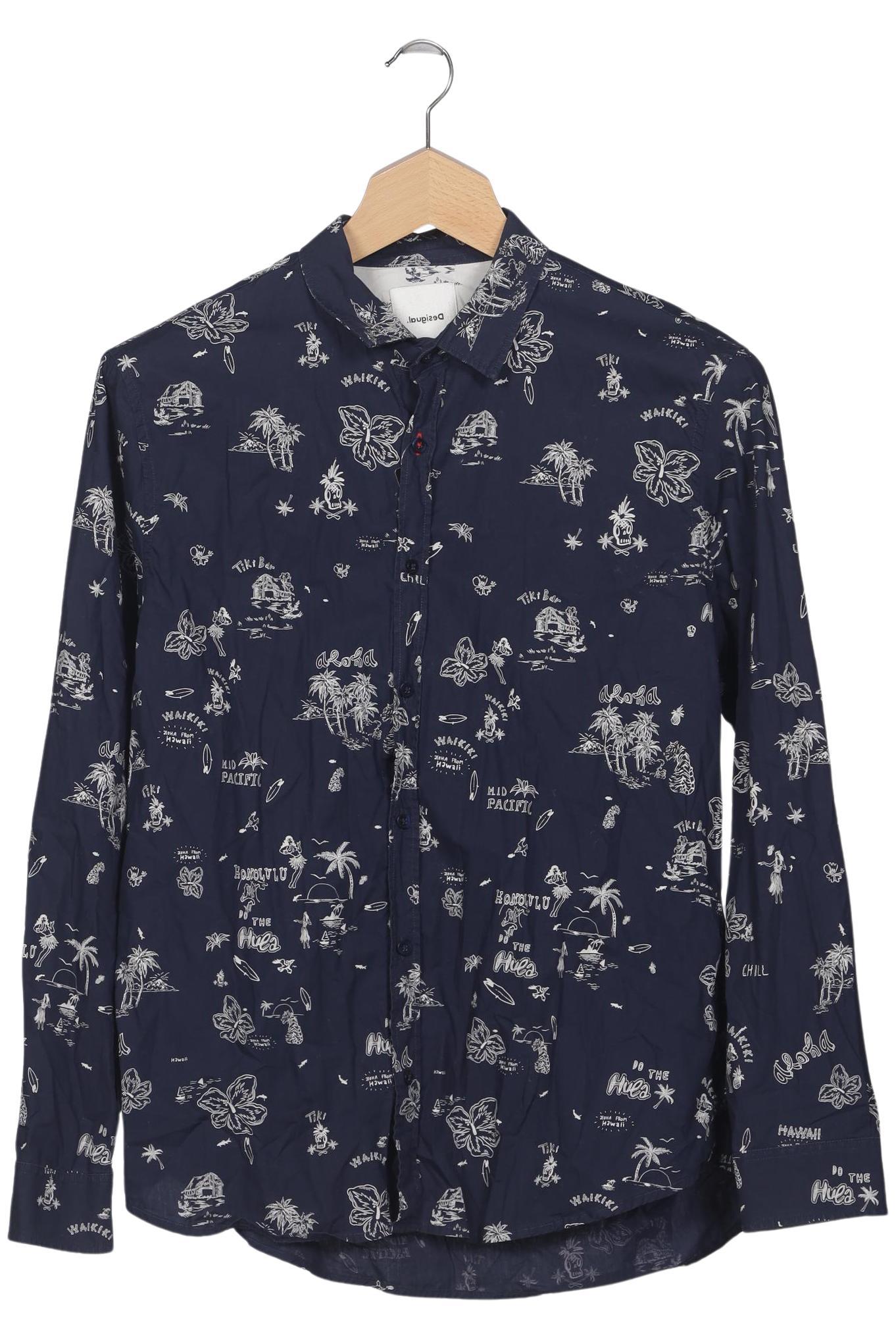 

Desigual Herren Hemd, marineblau, Gr. 56