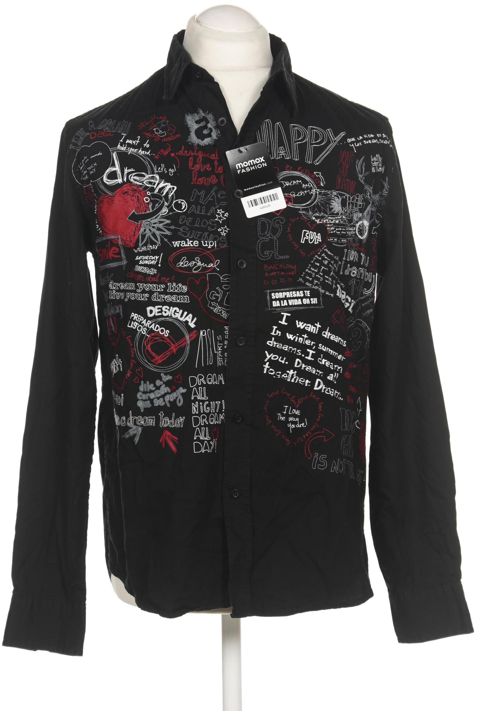 

Desigual Herren Hemd, schwarz, Gr. 48
