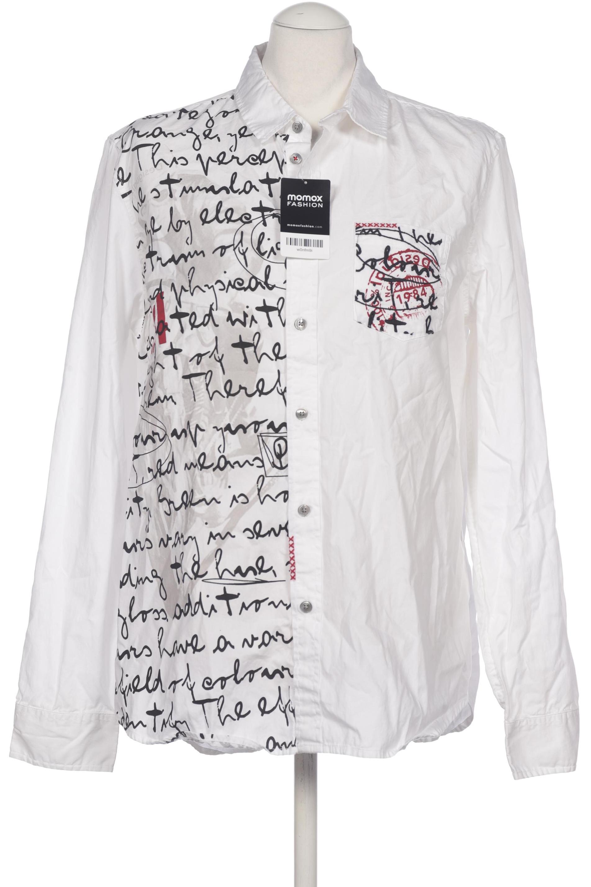 

Desigual Herren Hemd, weiß, Gr. 52