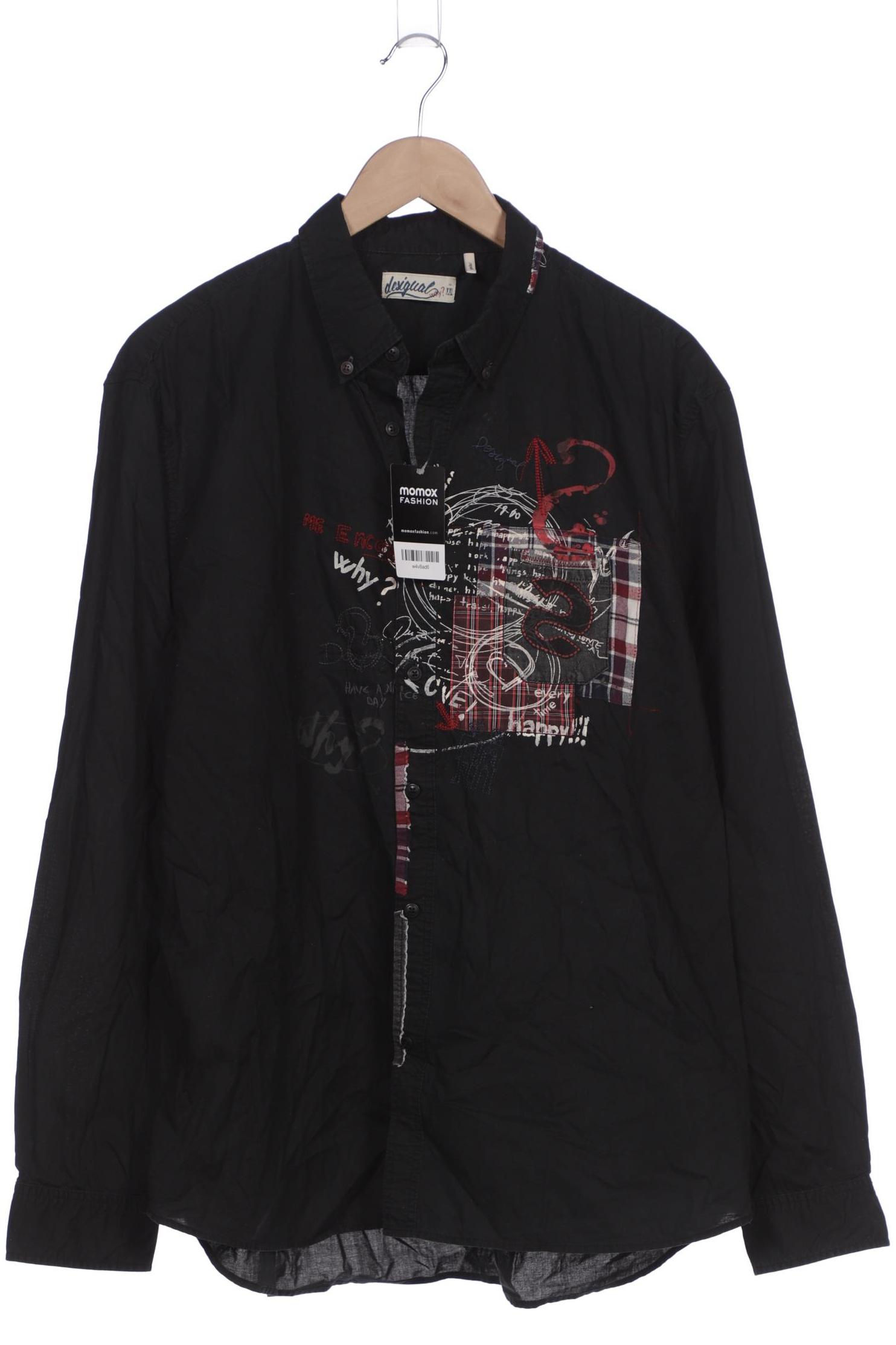 

Desigual Herren Hemd, schwarz, Gr. 56