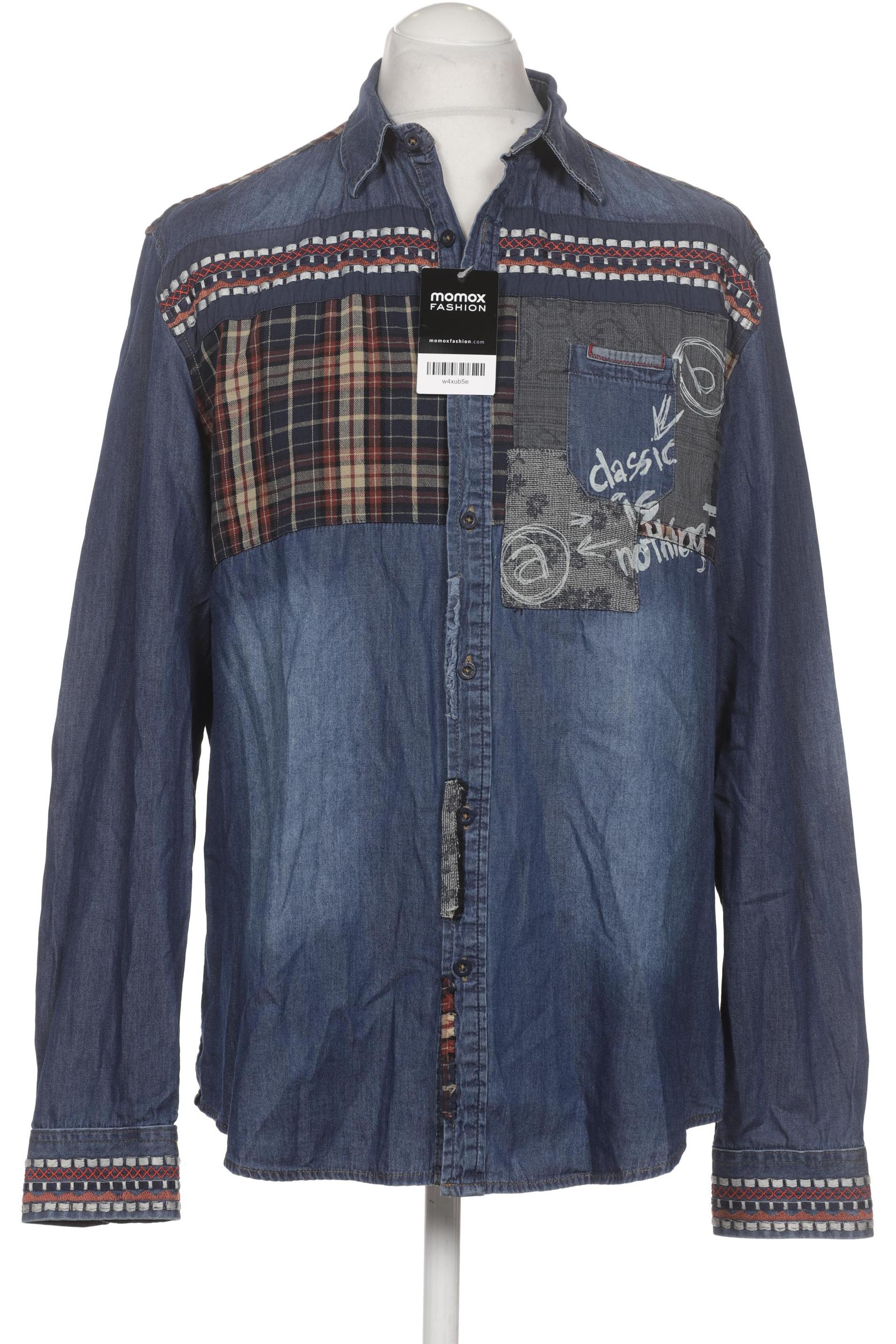 

Desigual Herren Hemd, marineblau, Gr. 54
