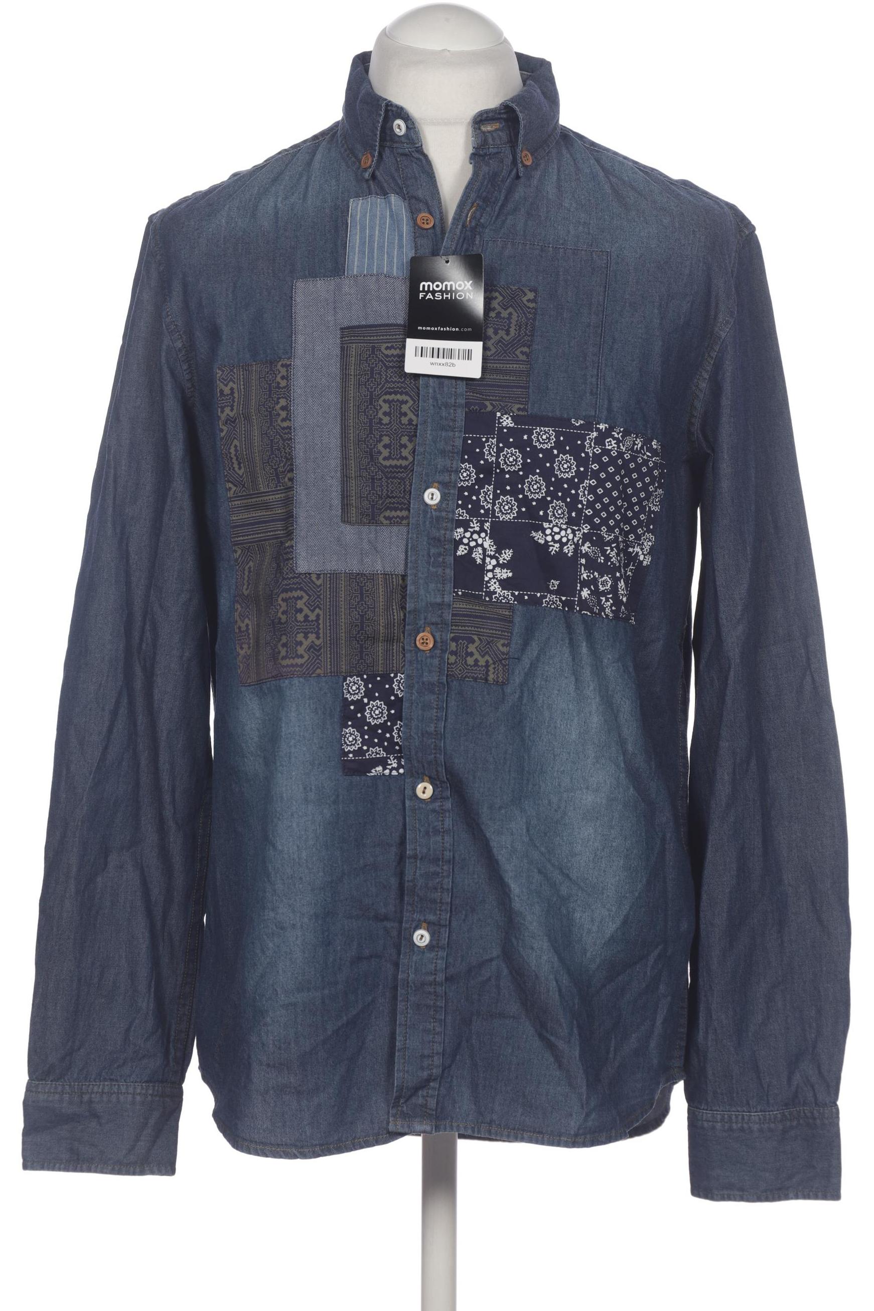

Desigual Herren Hemd, blau, Gr. 48