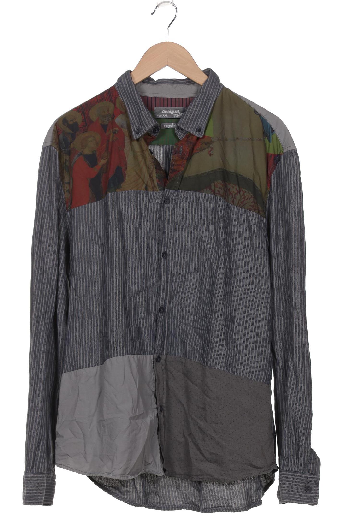 

Desigual Herren Hemd, grau, Gr. 56