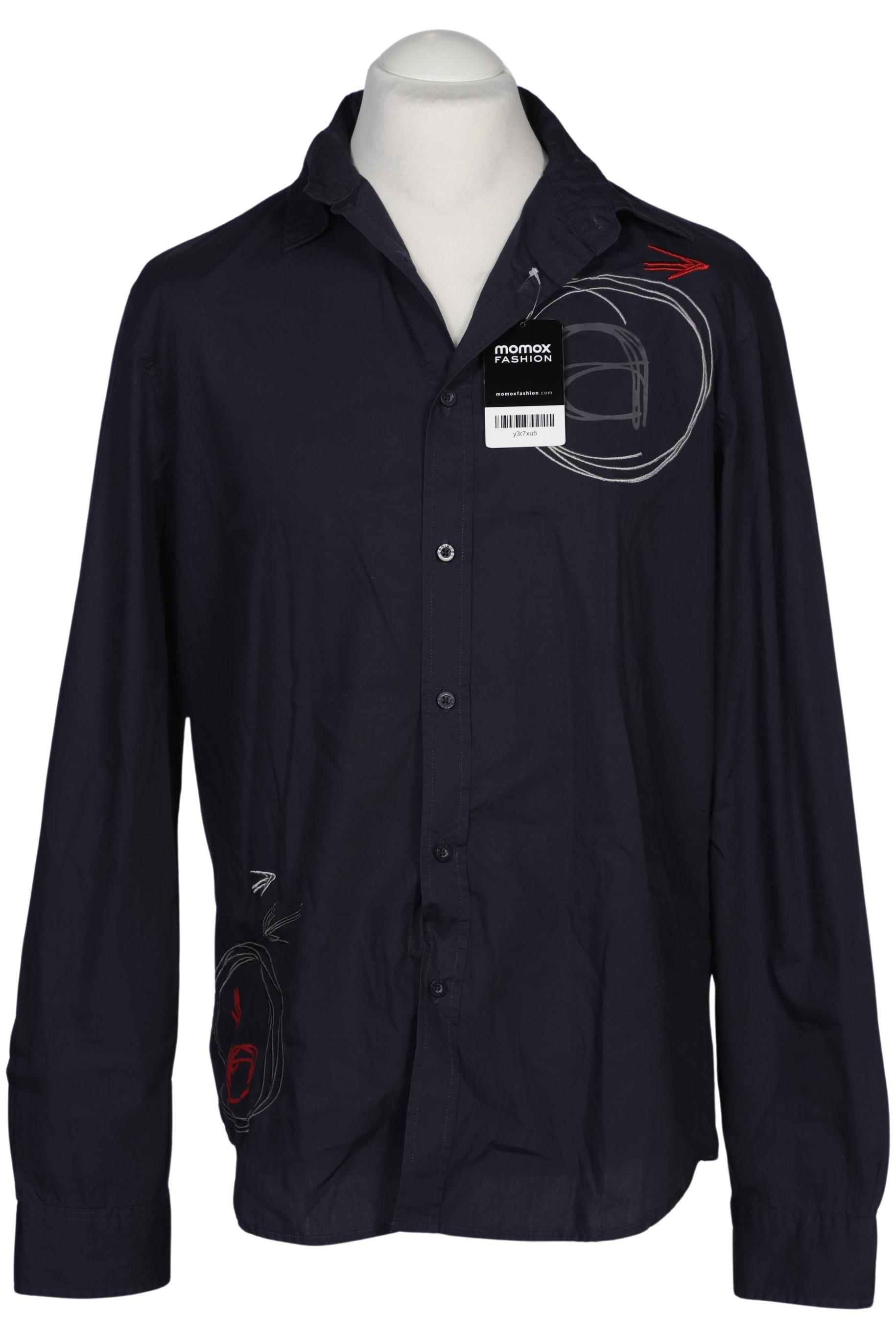 

Desigual Herren Hemd, marineblau, Gr. 52